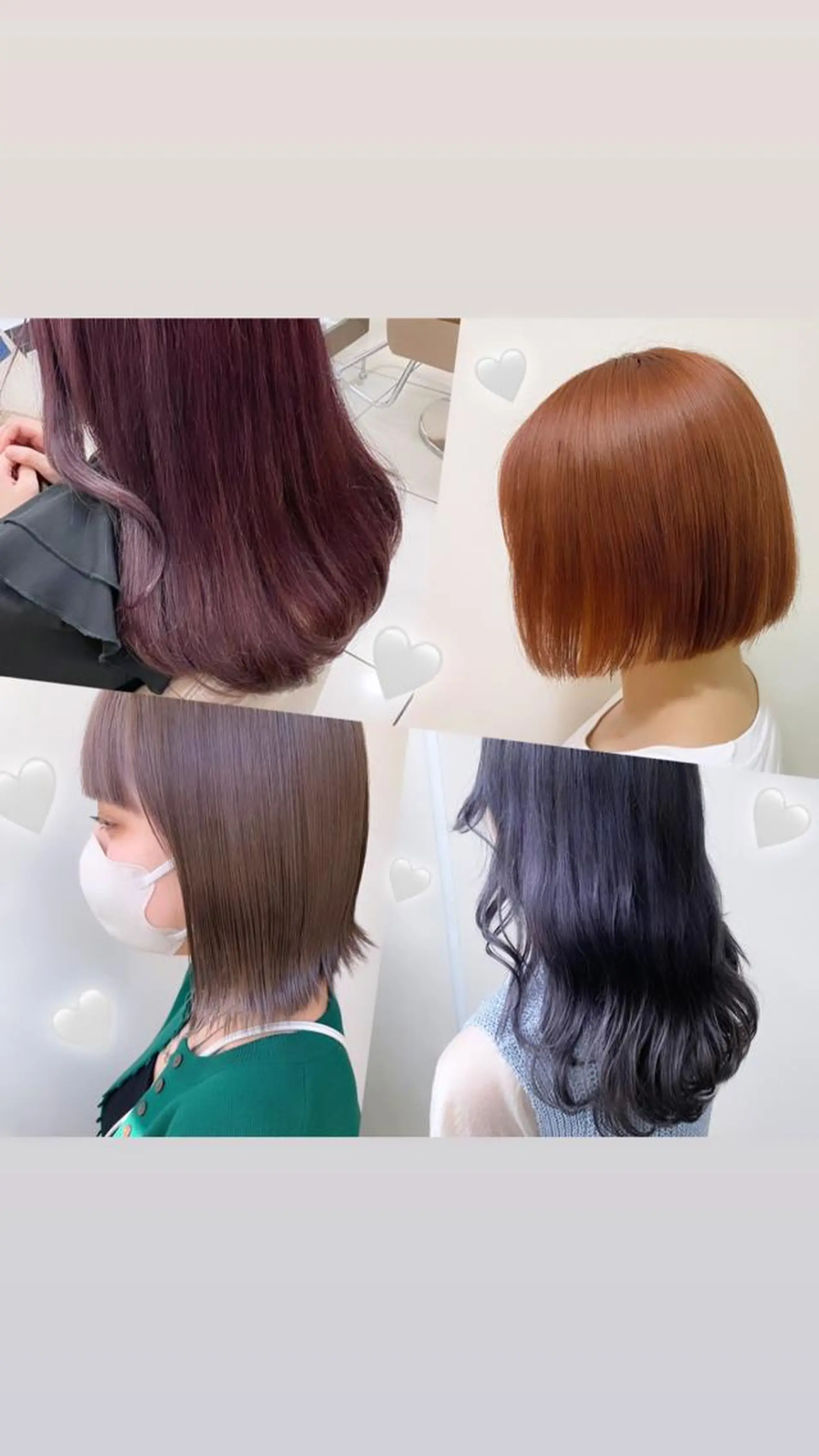 ミディアム カラー ヘアカラー エクステ指名数 No.1💖ゆい🌈のヘアスタイル