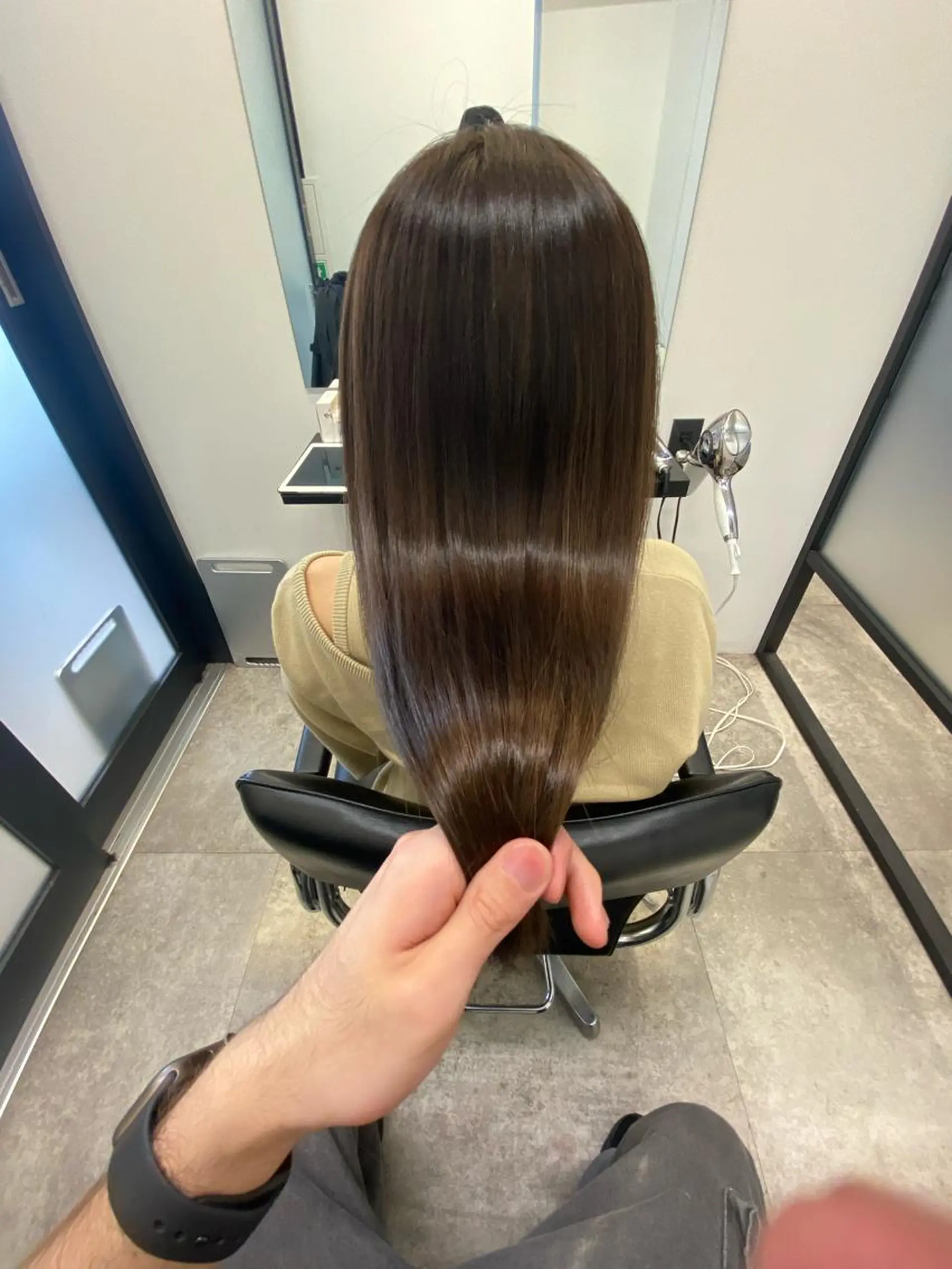 ロング カラー 【艶髪×韓国風】 毛流れ職人 RYOのヘアスタイル