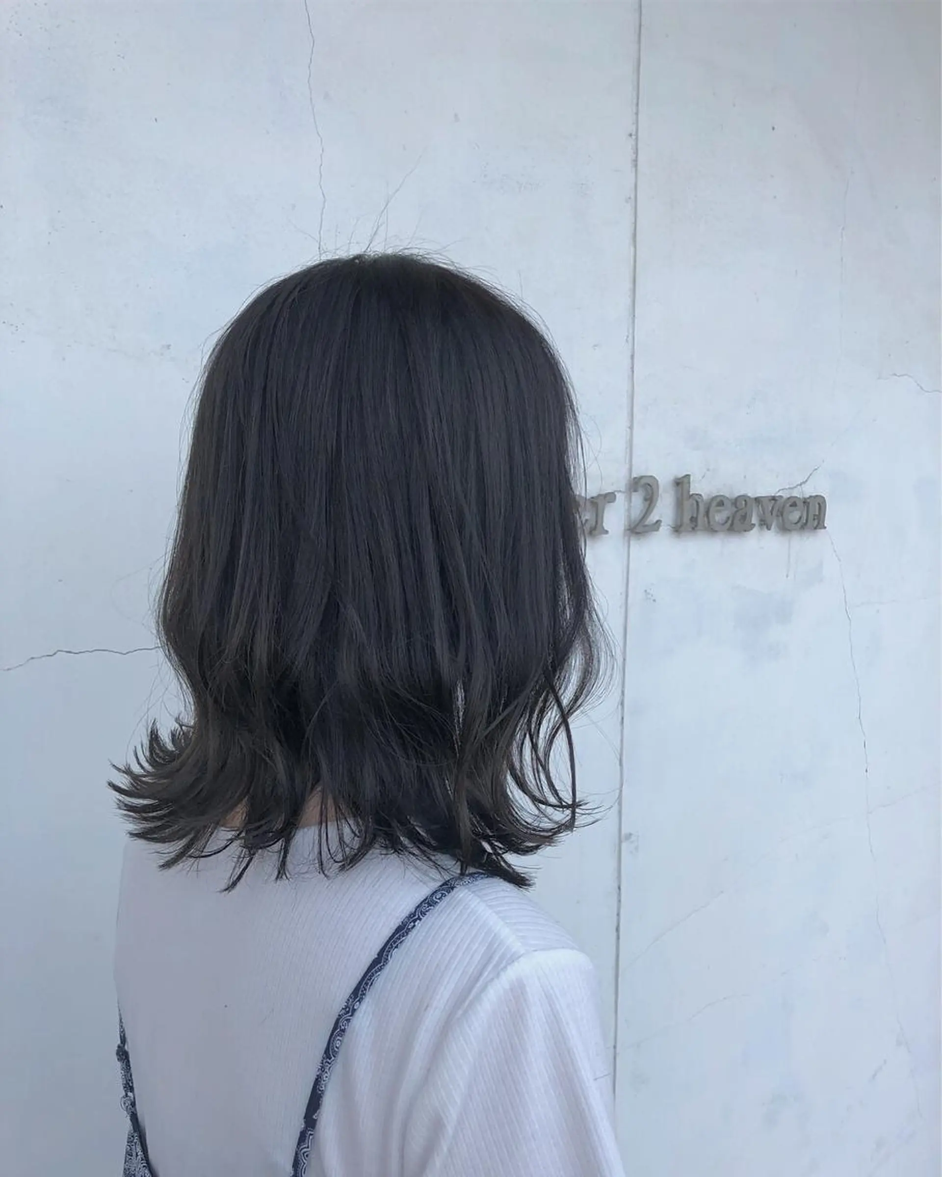 ミディアム アッシュ カット ヘアカラー トリートメント 遠藤 和美のヘアスタイル