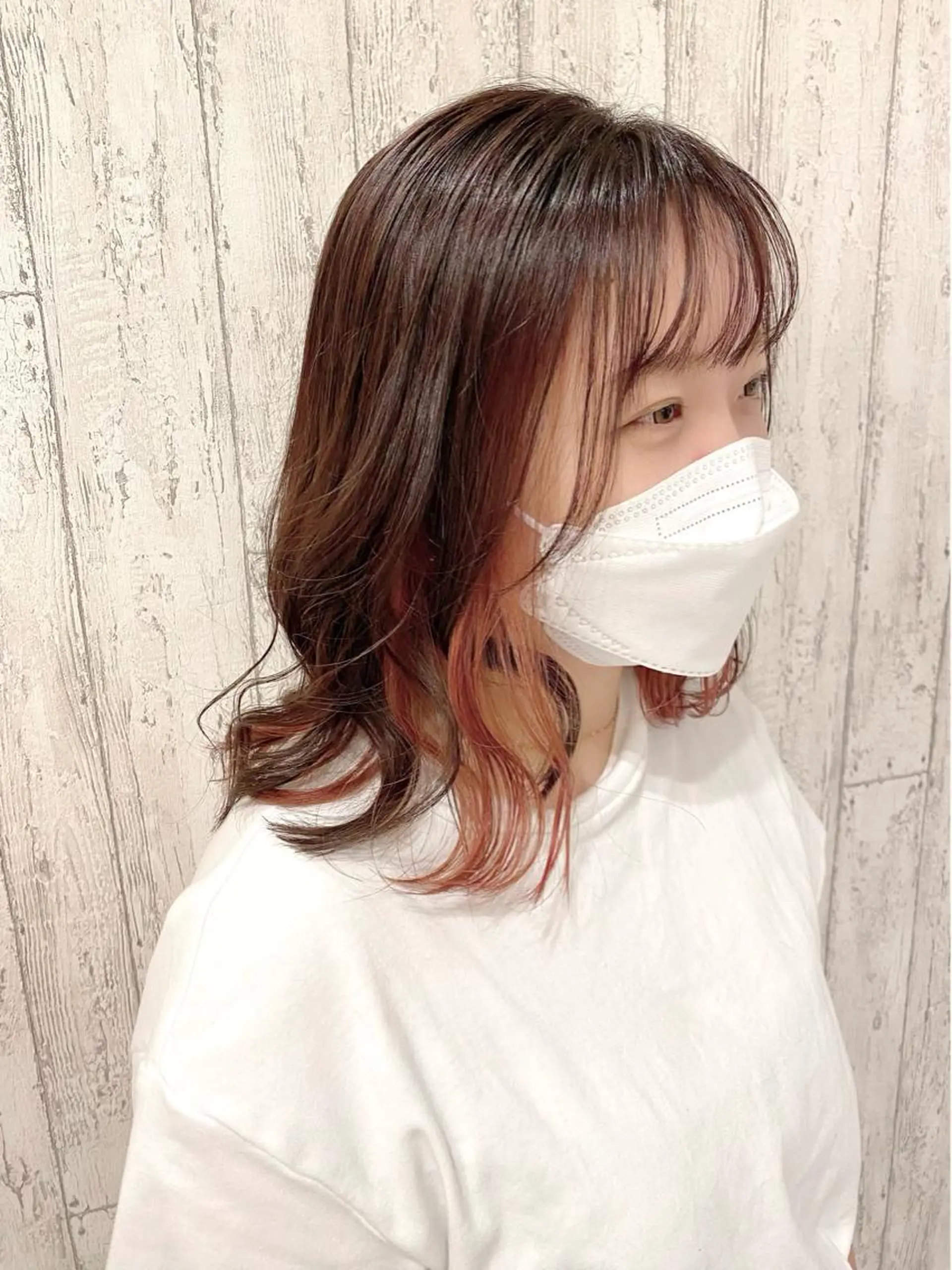 ミディアム カット ヘアカラー トリートメント ⭐️⭐️縮毛矯正の スペシャリスト松本✨のヘアスタイル