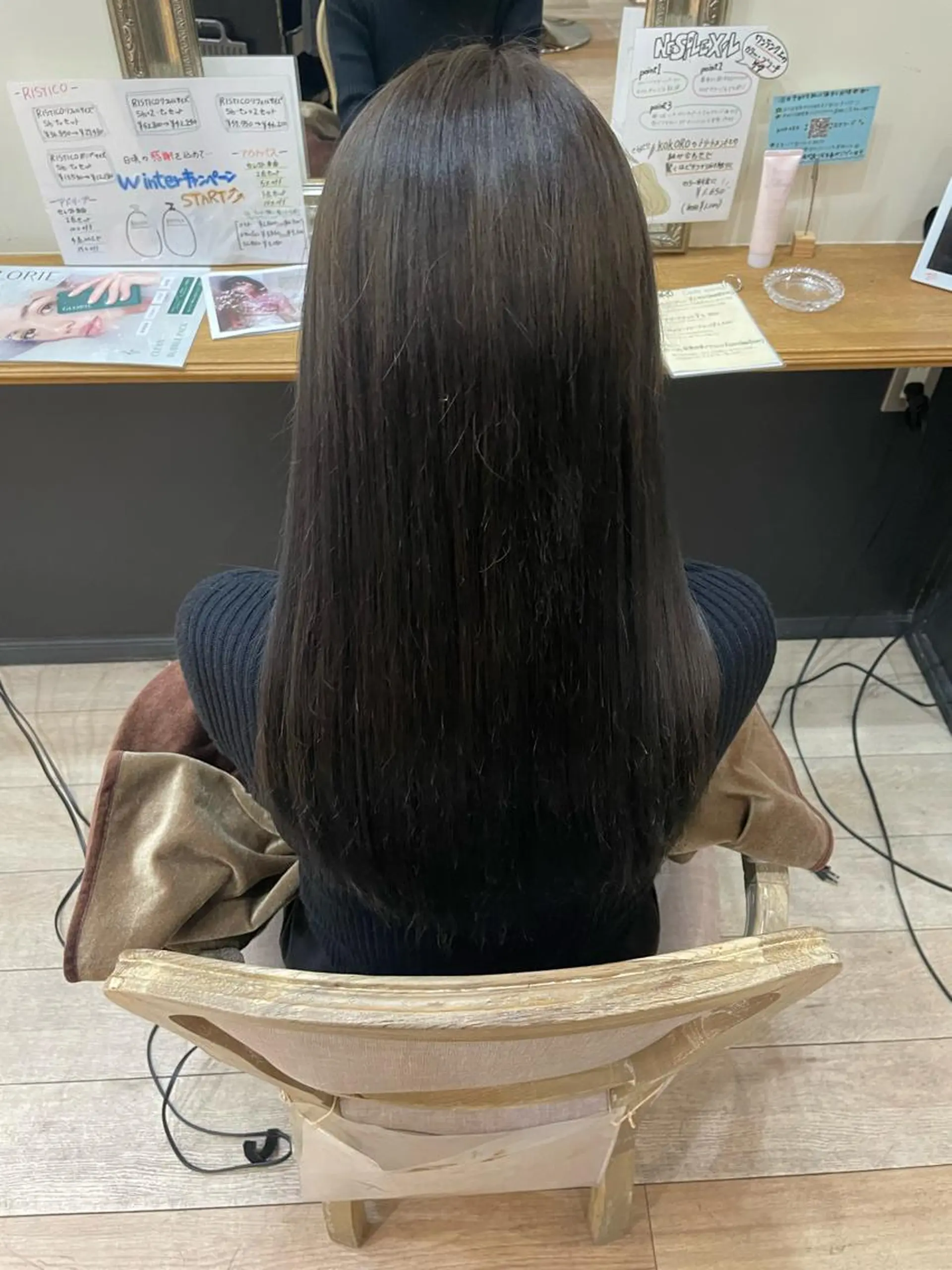 セミロング Hika.ハイトーン 髪質改善🩵ᩚ🫧のヘアスタイル