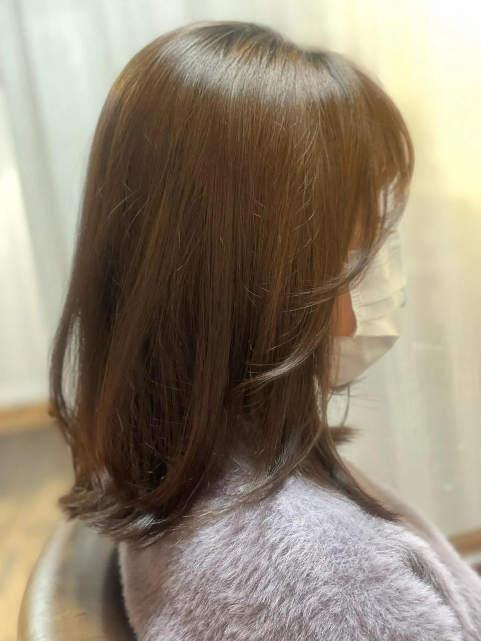 ミディアム 顔周りカット 韓国風ヘア カット トリートメント S.MASTARD所属・TAKA ♦︎bridge♦︎のヘアスタイル