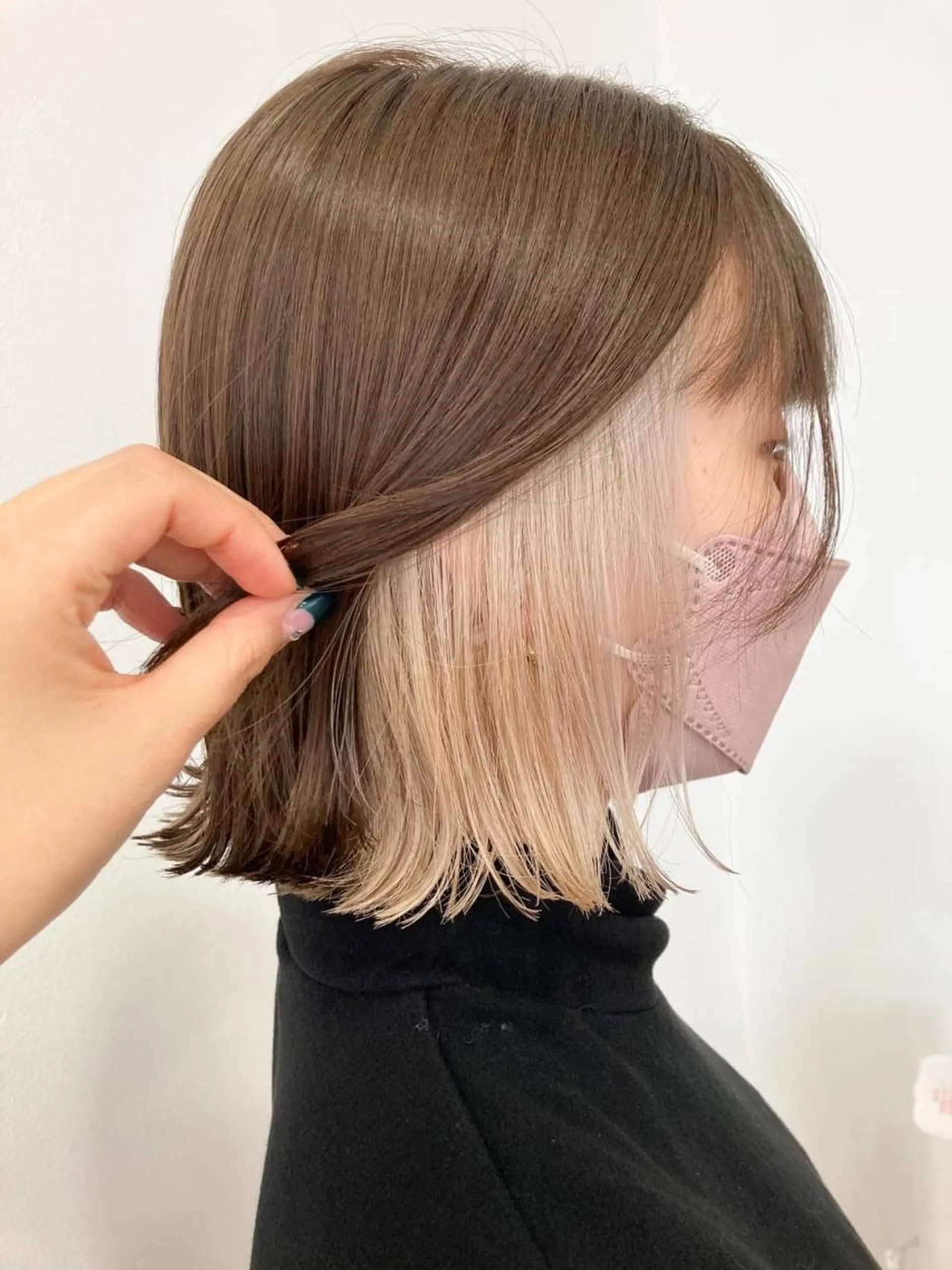 ミディアム カット ヘアカラー トリートメント ❄️透明感カラー❄️ メンズ✂️TOWAのヘアスタイル