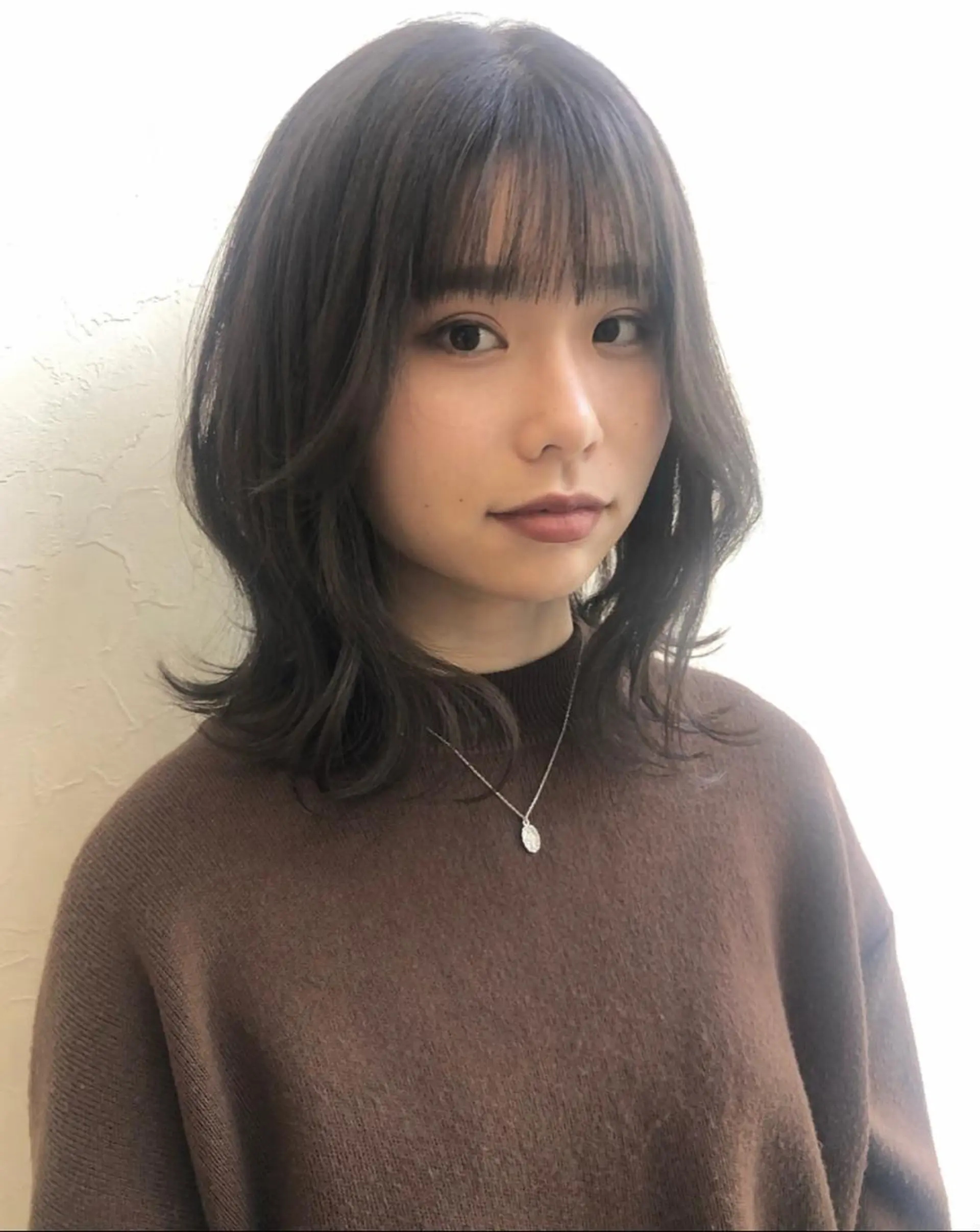 ミディアム カラー nakahara madokaのヘアスタイル