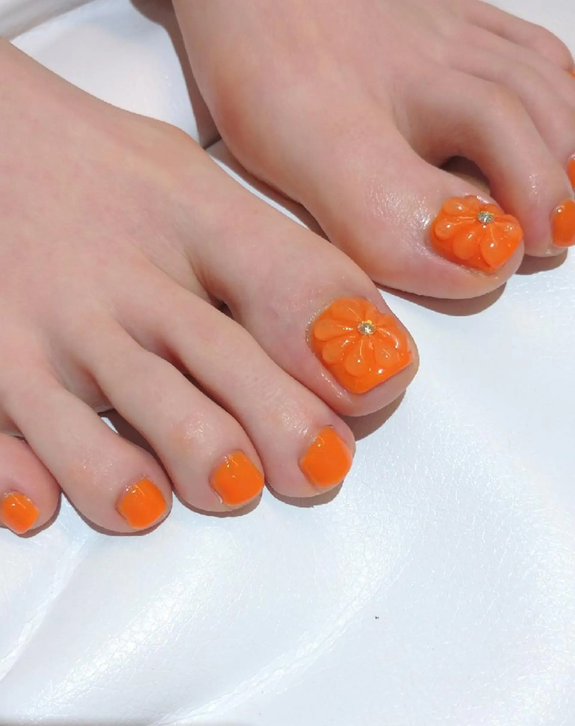 ネイル フットネイル フットネイル 會田 瑠衣のネイルデザイン