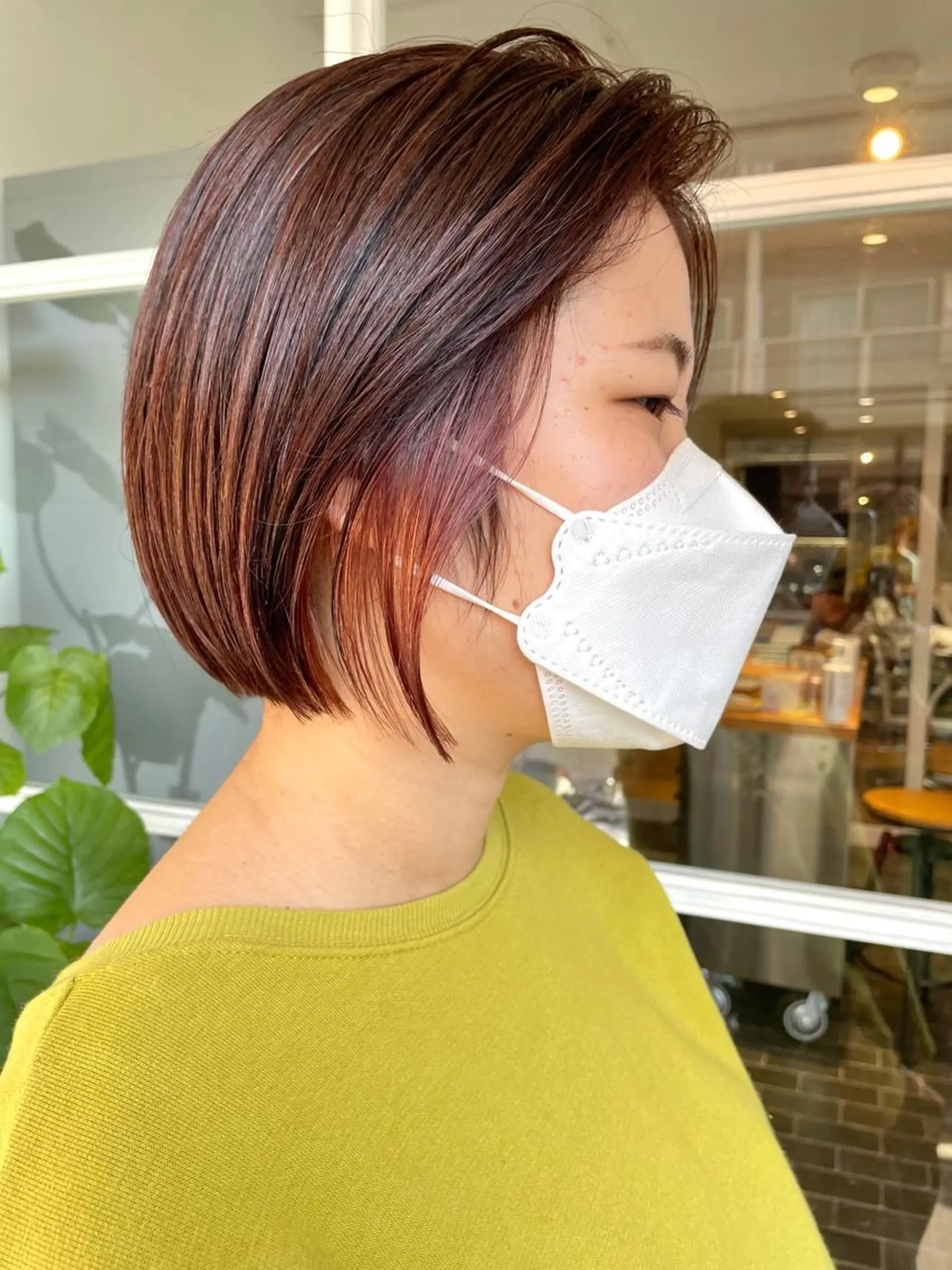 ショート カラー ベージュカラー インナーカラー ピンクカラー ピンクベージュ 🌈🌸あおき みちる🌟💗のヘアスタイル