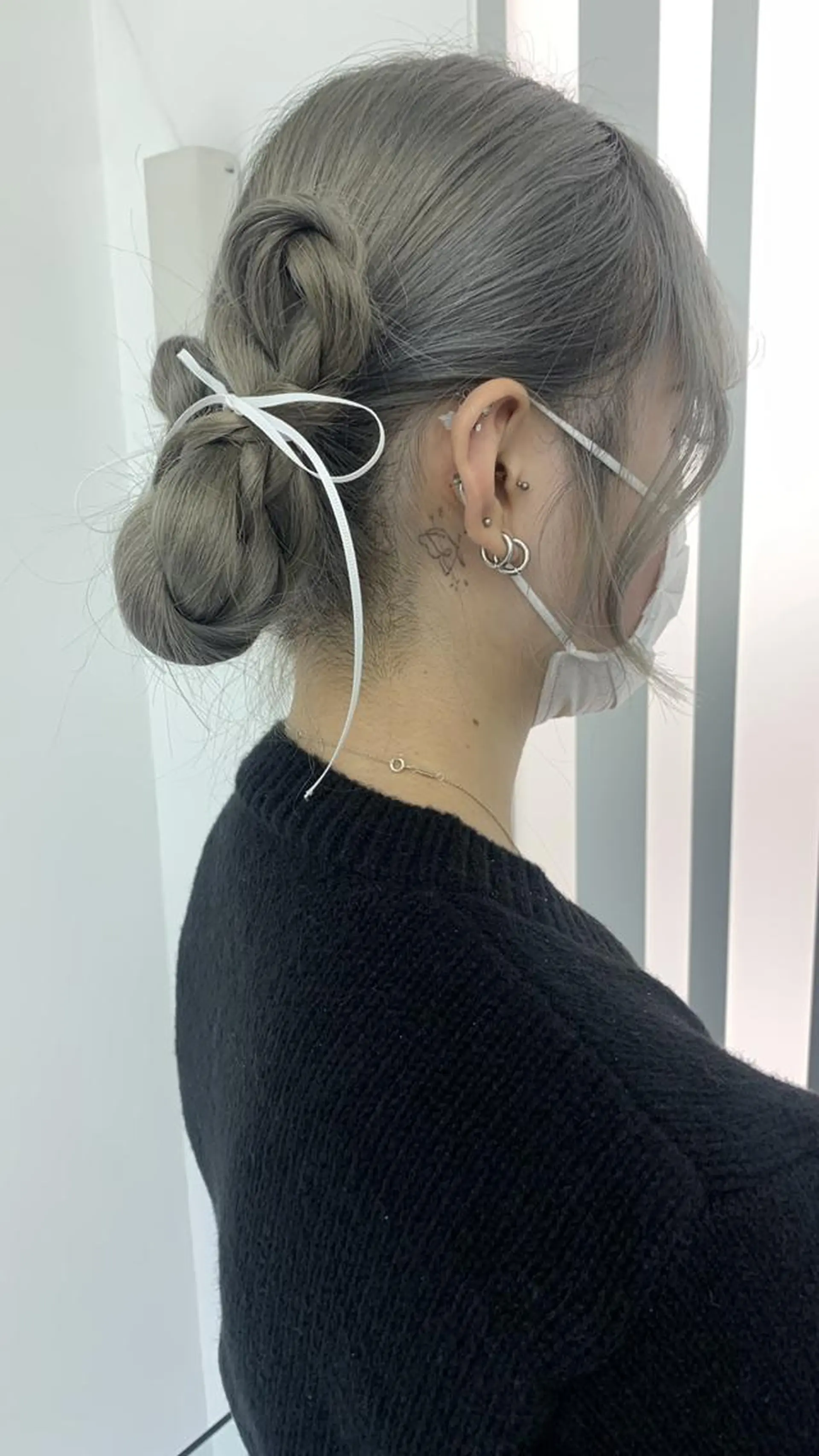 ヘアアレンジ ヘアセット ❄️透明感カラー❄️ メンズ✂️TOWAのヘアスタイル