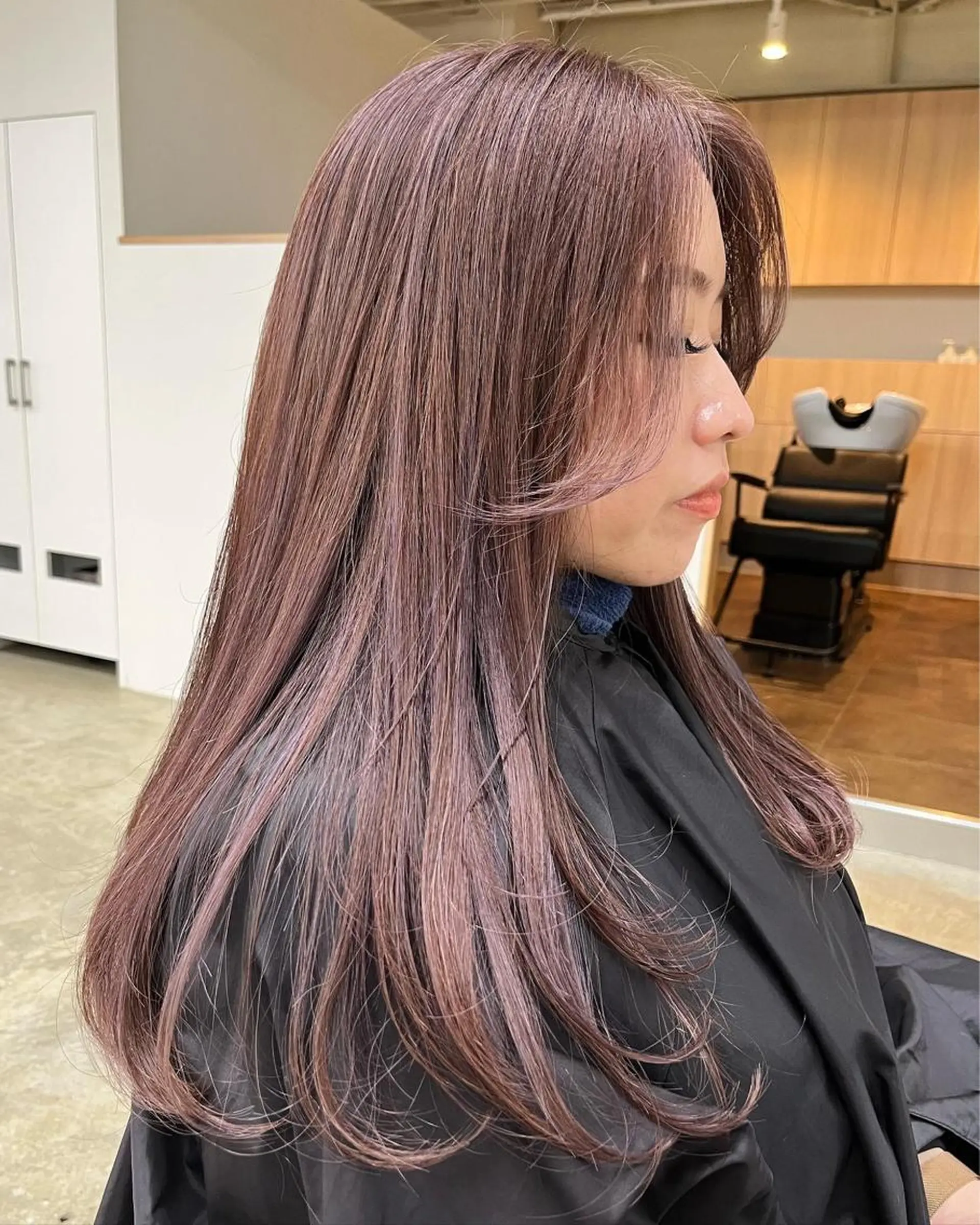 ロング ハイライト Tsuyoki .のヘアスタイル