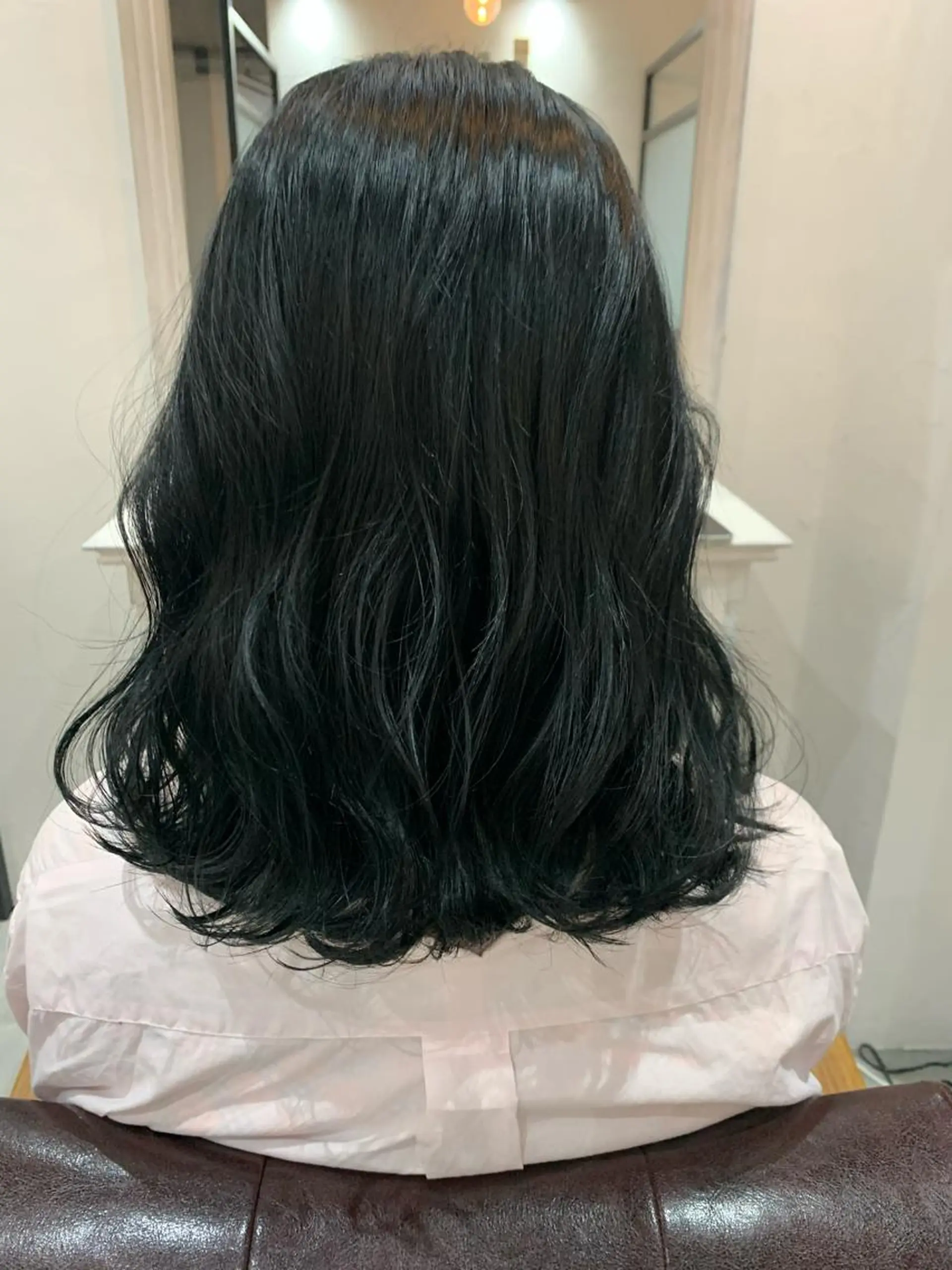 ミディアム カラー ヘアアレンジ カット ヘアカラー トリートメント kei🤎ベージュ /透明感カラー/博多のヘアスタイル