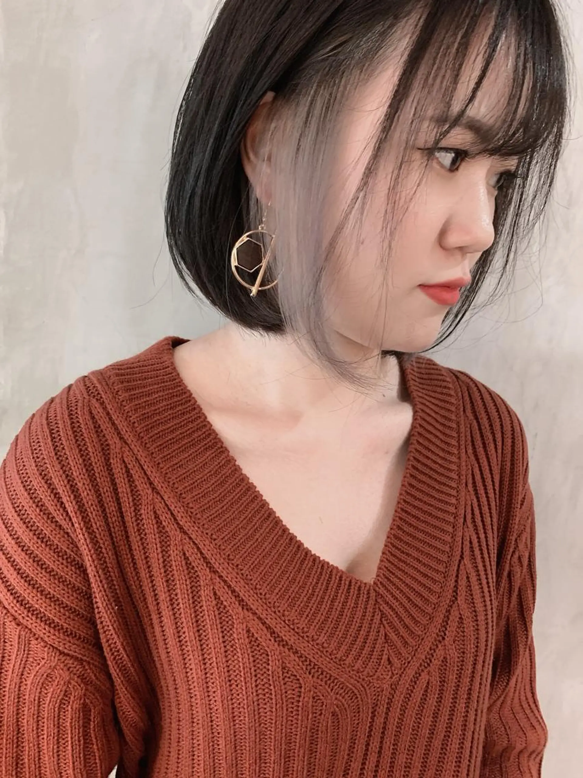 ショート カラー なかの たくみのヘアスタイル