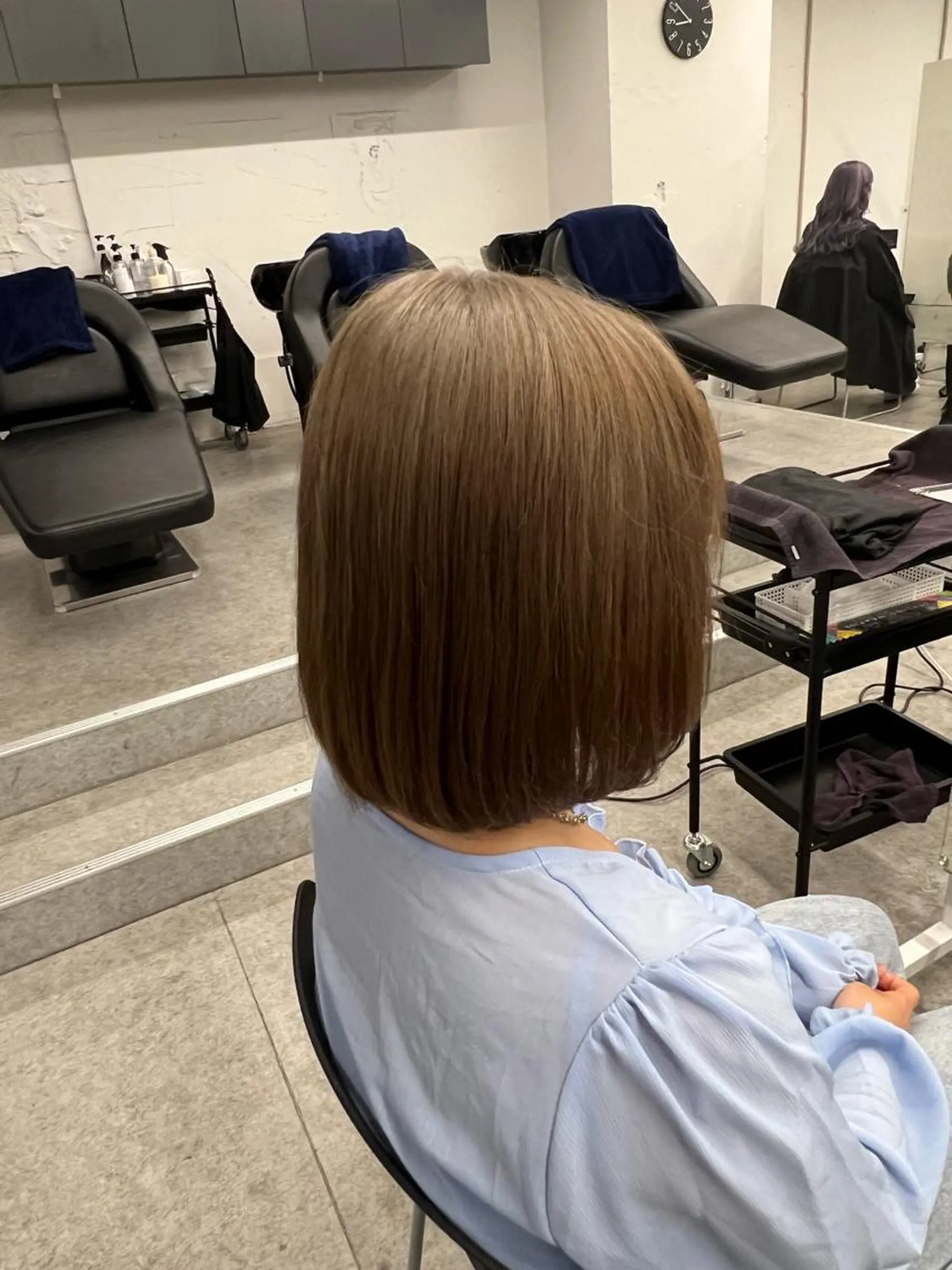 ミディアム ヘアカラー トリートメント ヘッドスパ ヘアセット ブリーチなし特化 美容師💖SAE💖のヘアスタイル