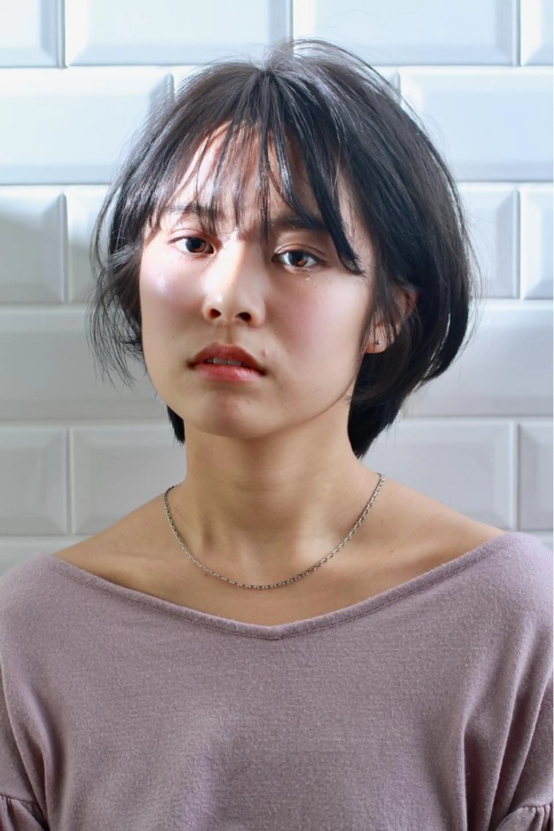 ショート カラー カット ヘアカラー トリートメント 丸茂 聖名のヘアスタイル