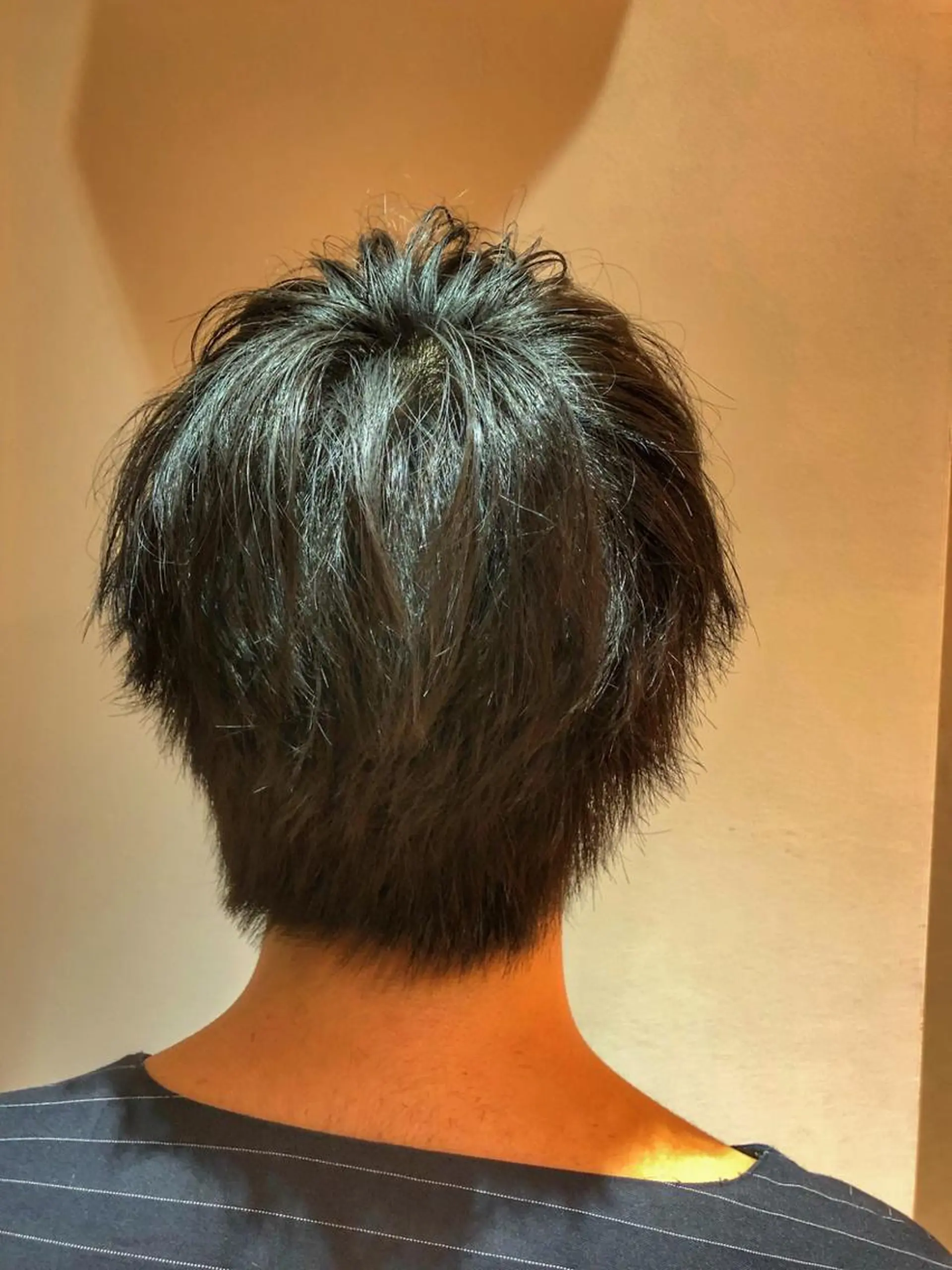 ショート カラー パーマ ヘアアレンジ メンズ 美髪矯正 Rioのヘアスタイル