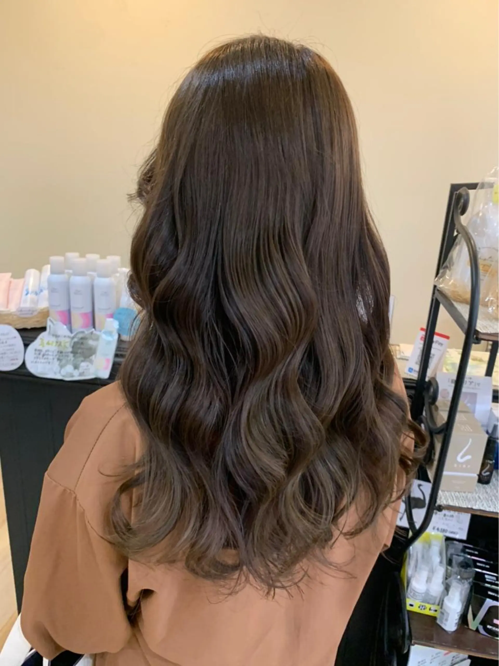 ロング カラー ヘアカラー トリートメント ヘッドスパ 艶髪レイヤー上田 紗也🇰🇷💗のヘアスタイル