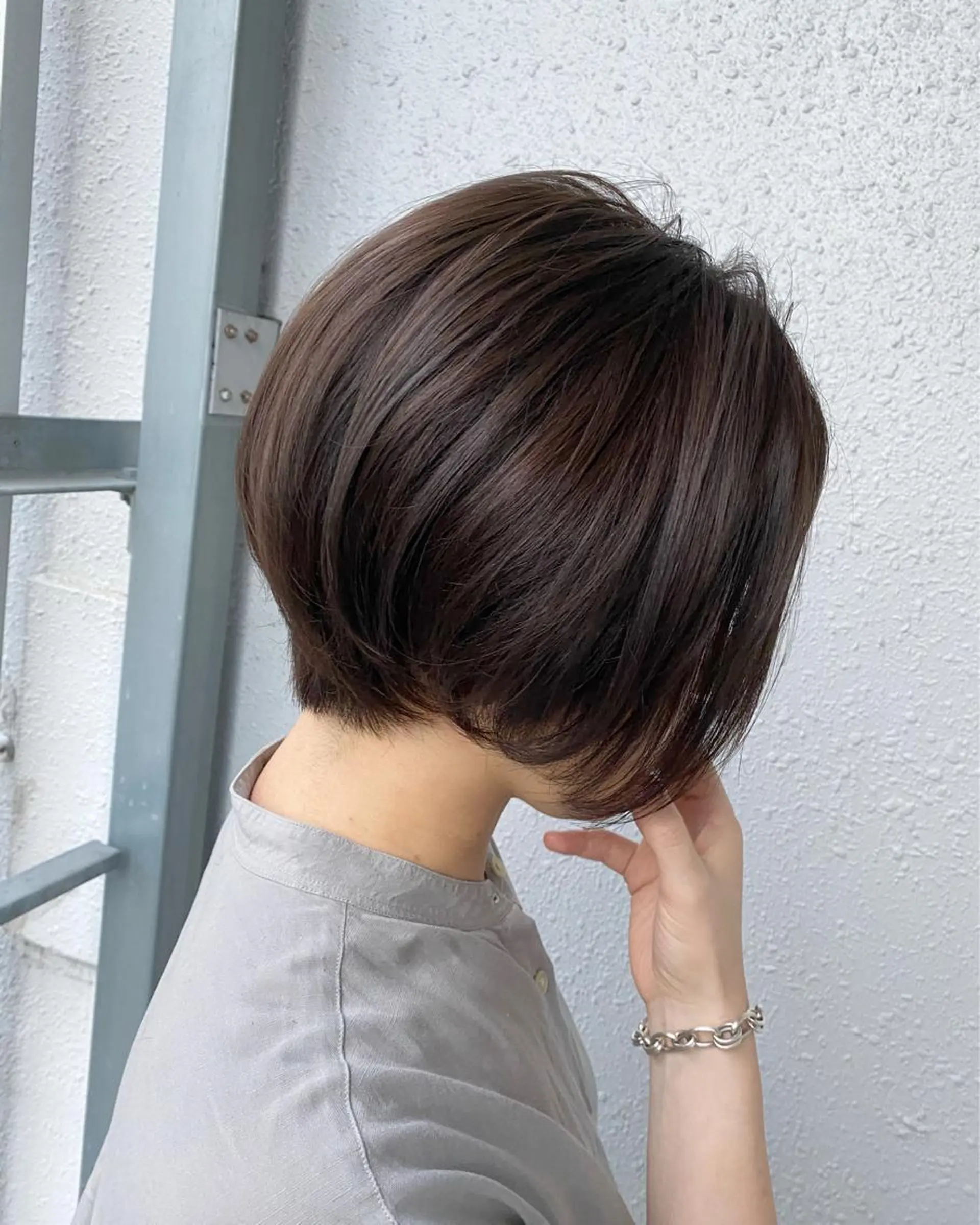 ショート 後藤紗英/髪質改善 /オリーブベージュのヘアスタイル