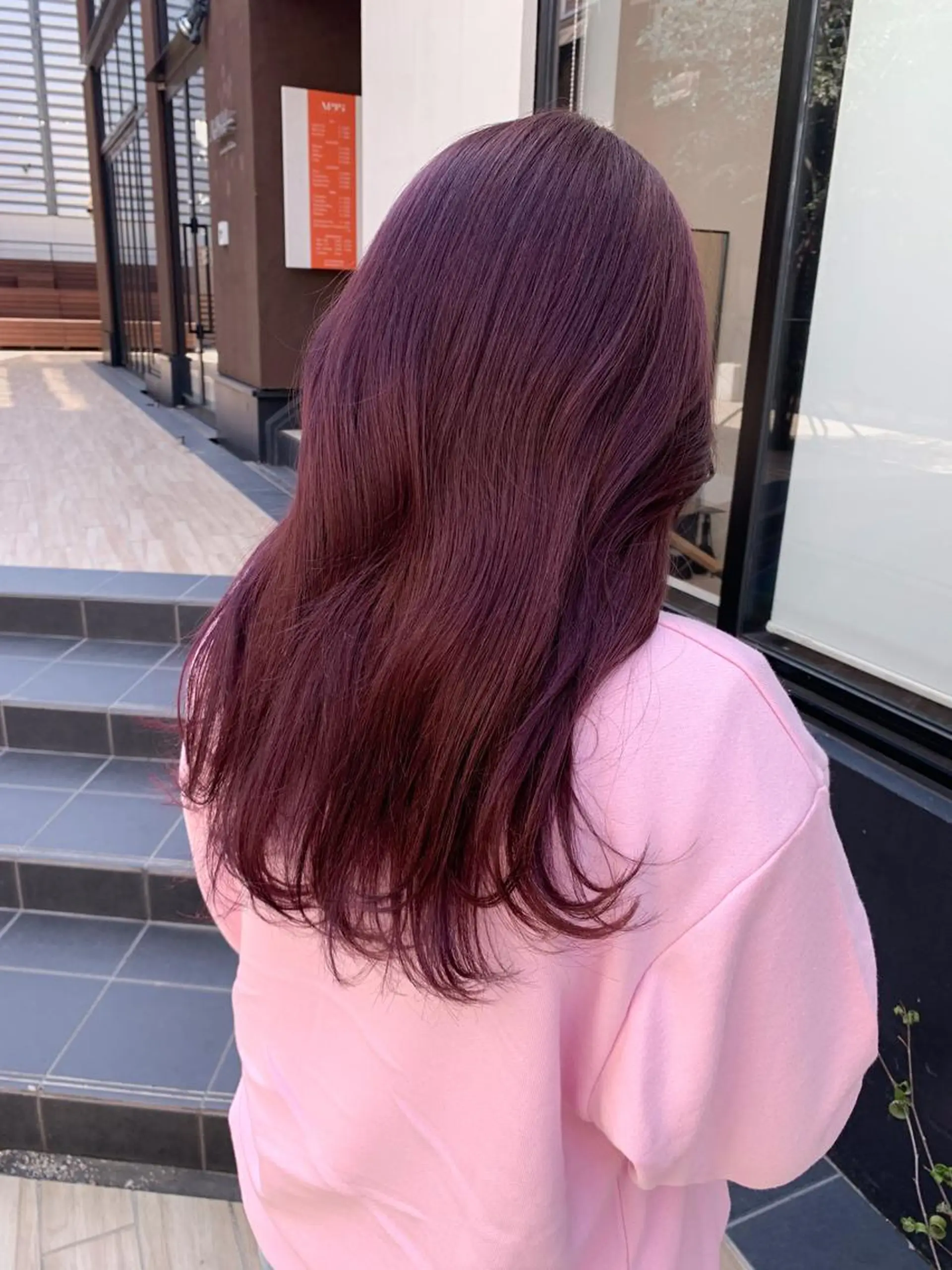 ロング カラー ヘアアレンジ ヘアカラー トリートメント yuka .のヘアスタイル