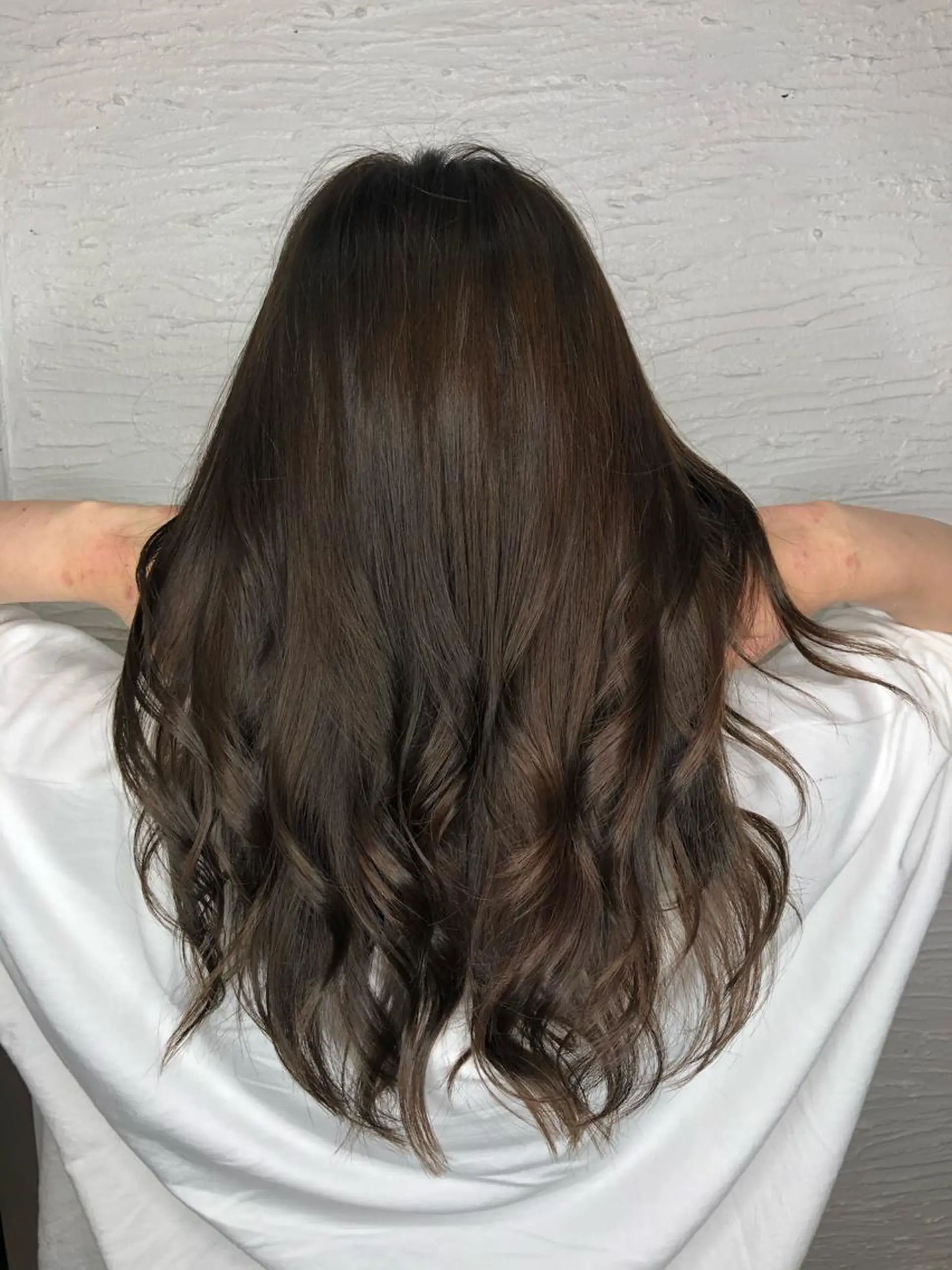 セミロング 酸性縮毛矯正　美髪 特化サロン　八百村のヘアスタイル