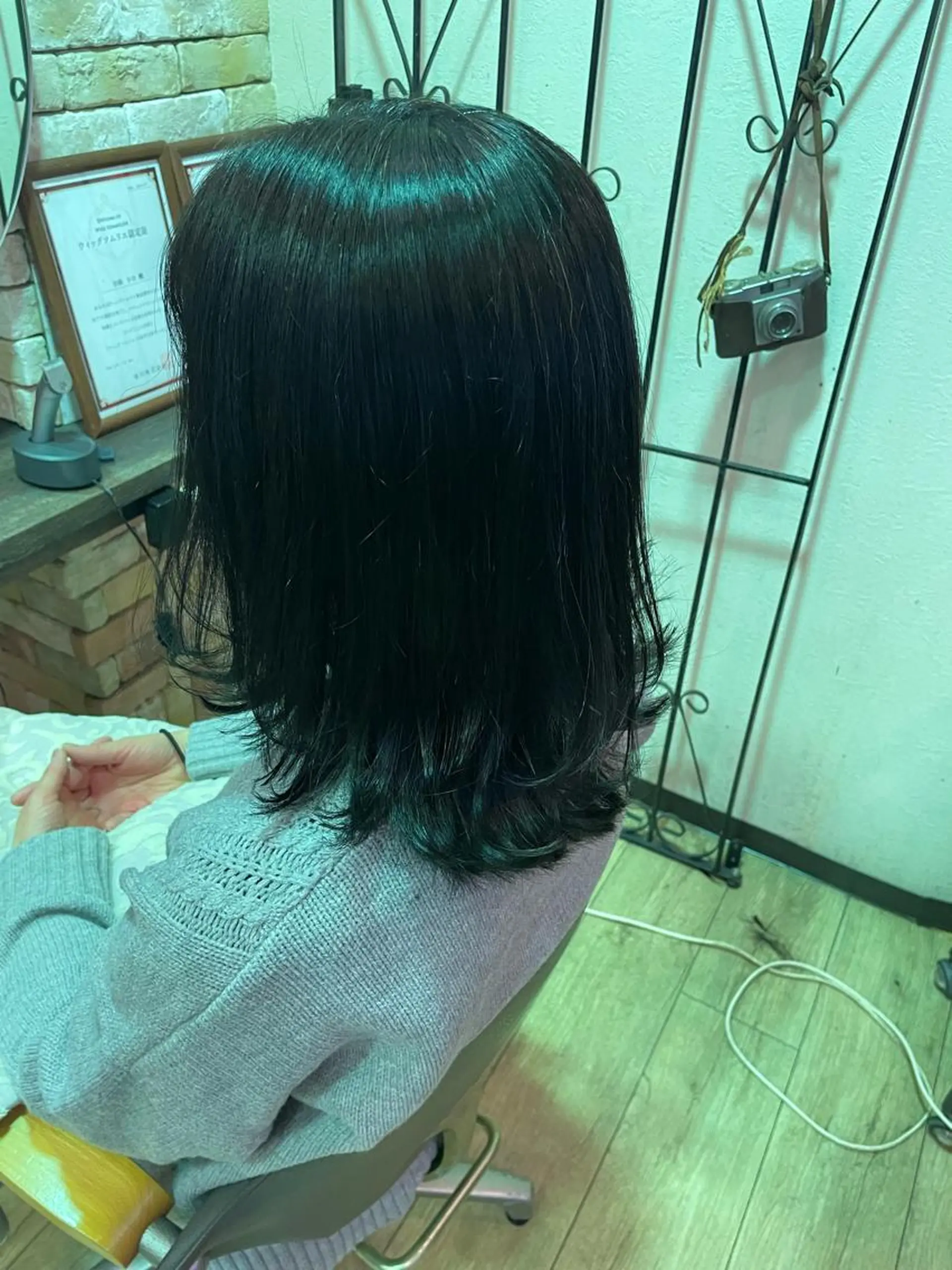セミロング hair make echo滿木あい花のヘアスタイル