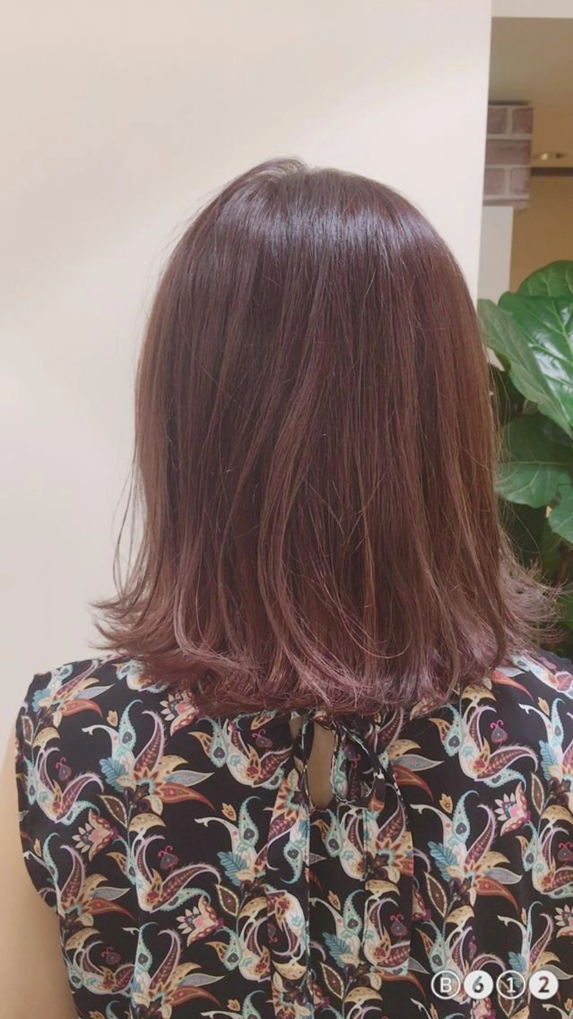 ミディアム カラー 顔周りの垢抜けヘア 立山あいりのヘアスタイル