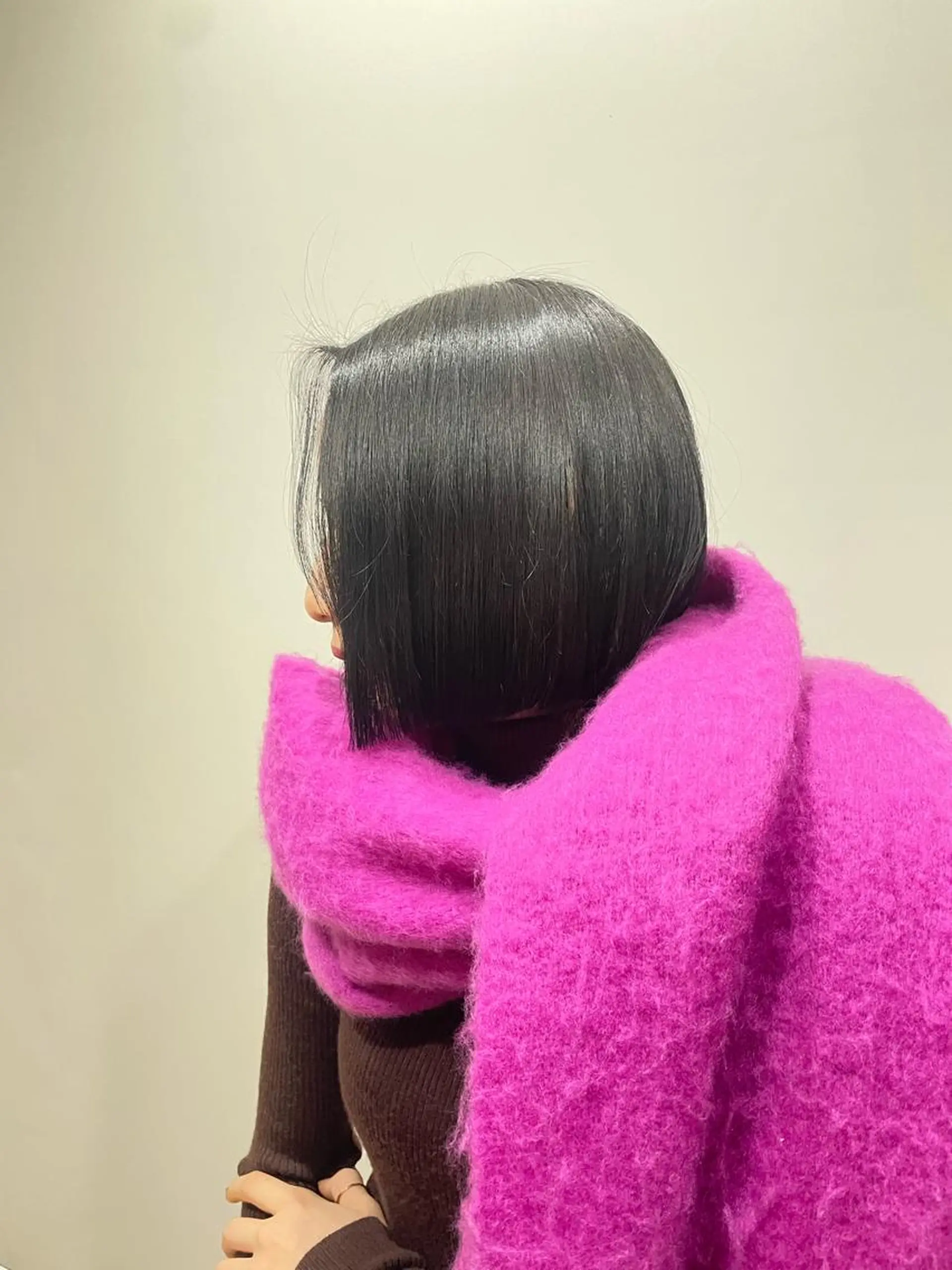 ミディアム ら んのヘアスタイル