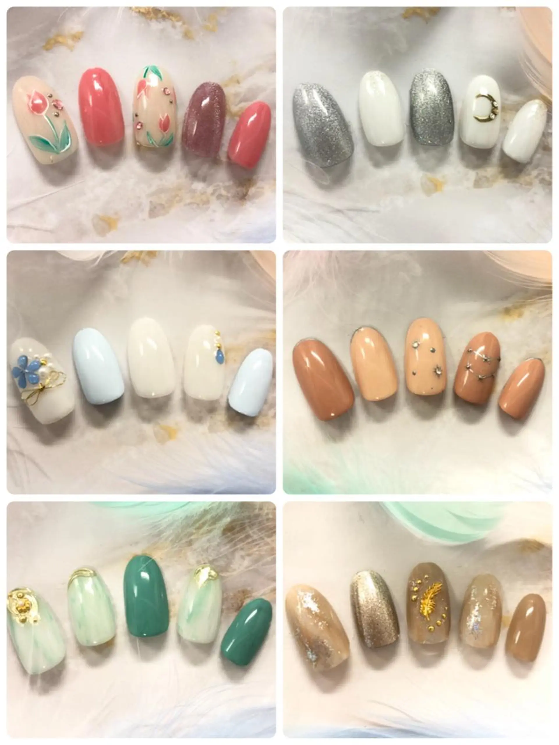カラー ネイル ネイルチップ KIREIE NAILSのネイルデザイン