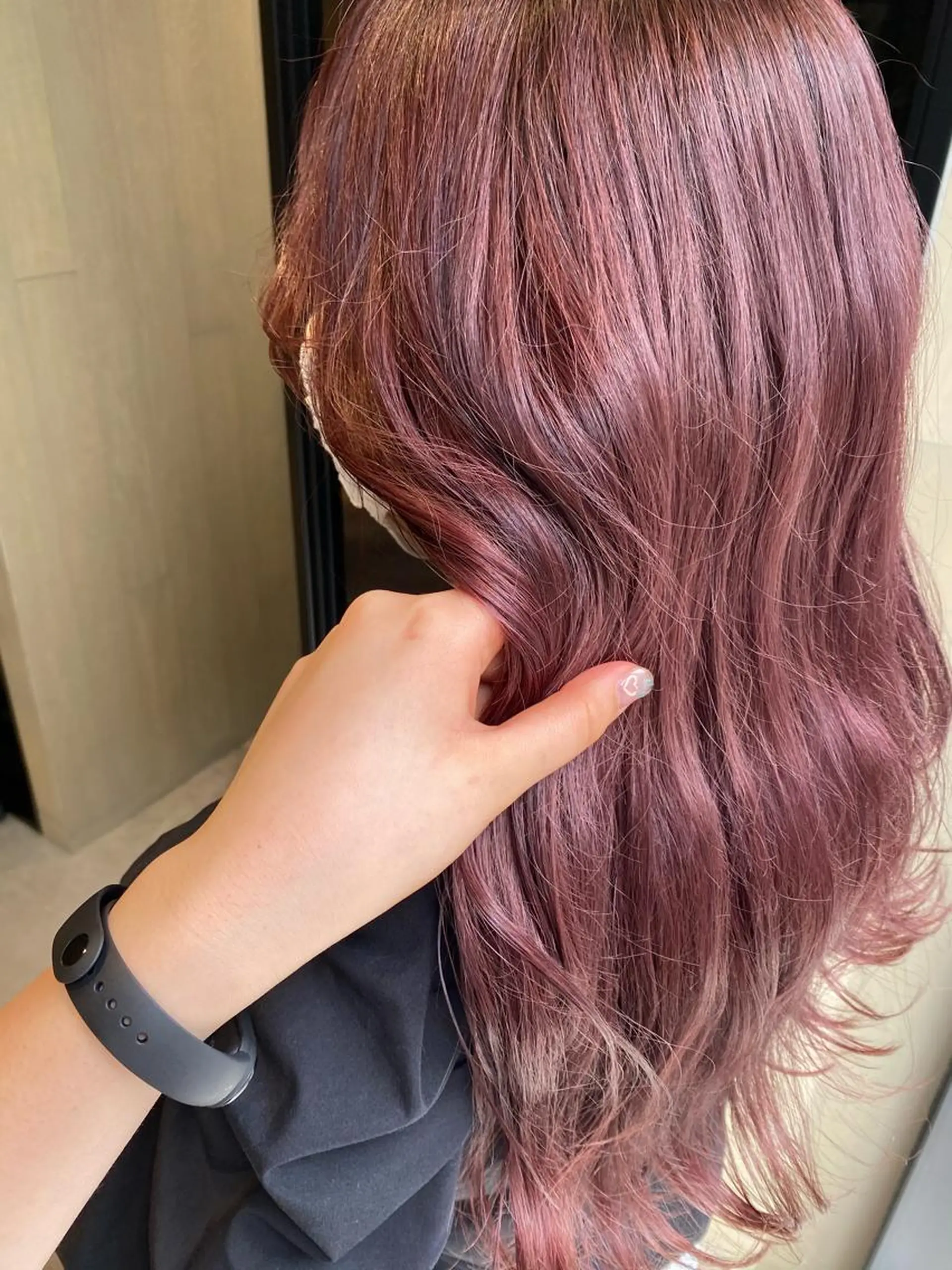 ミディアム カラー ヘアアレンジ 韓国ヘア┊︎レイヤー ┊︎haruka🌙のヘアスタイル