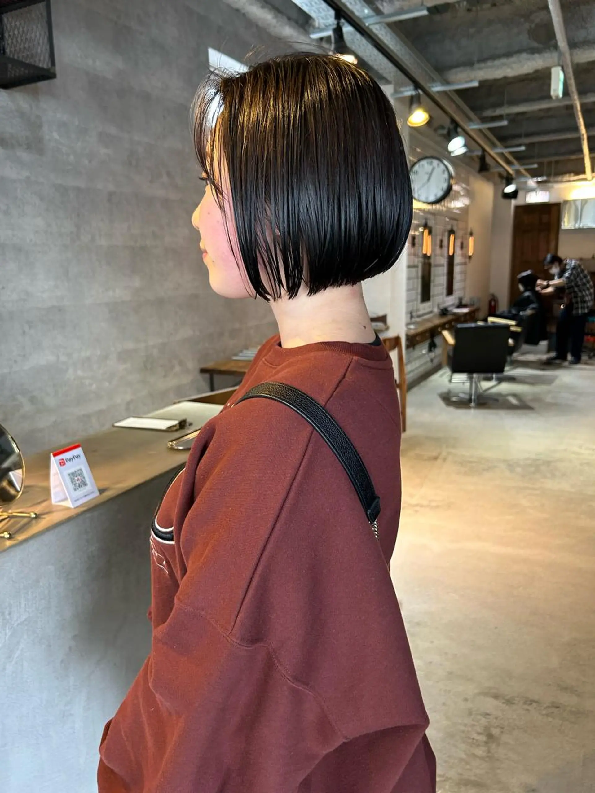 ショート カラー カット メンズヘア/レイヤー /ボブ山内春輝のヘアスタイル