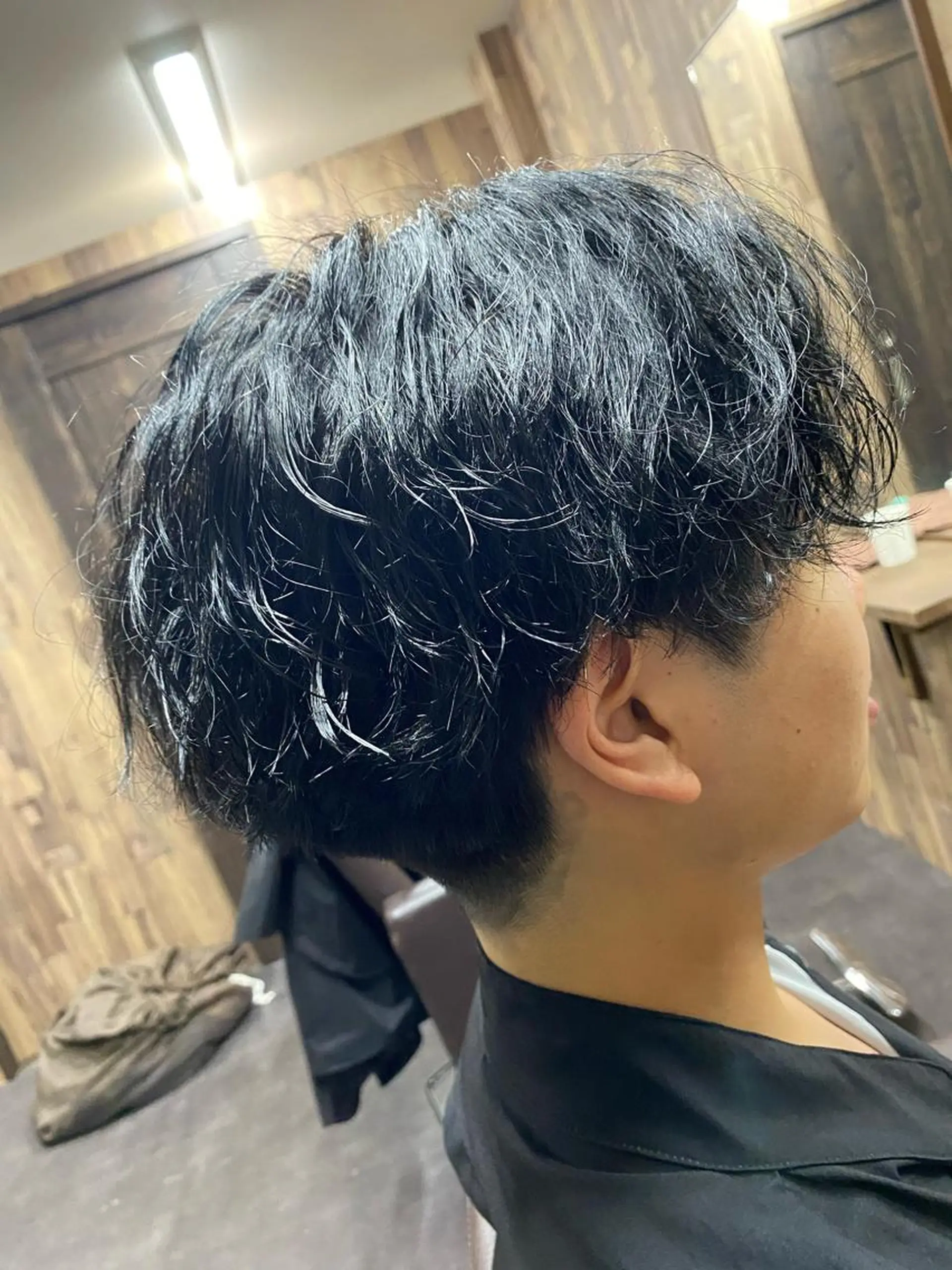 カラー パーマ メンズ カット パーマ 森田 滉平のヘアスタイル