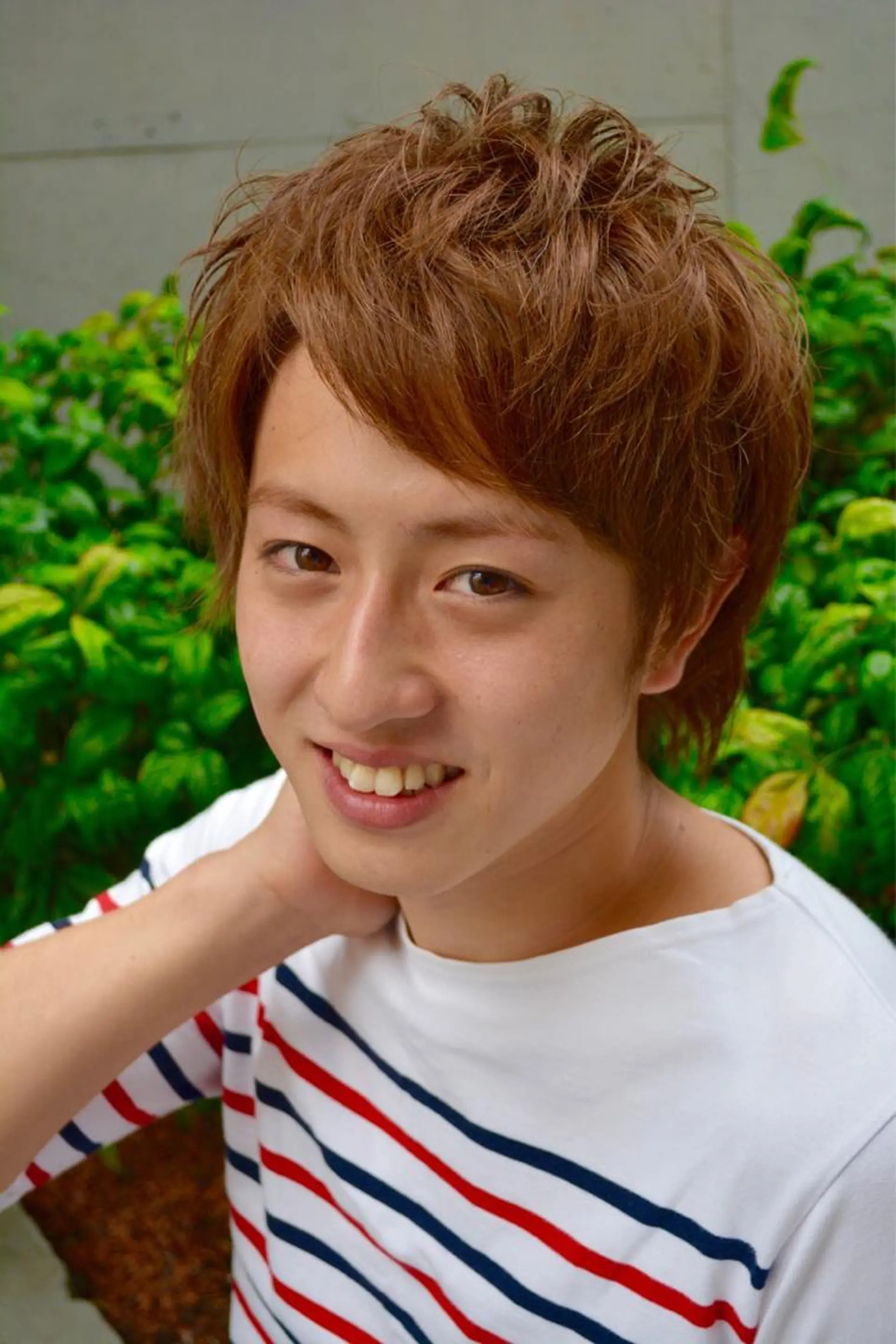 ミディアム メンズ アッシュ 完全個室マンツーマン メンズサロン草野貴樹のヘアスタイル