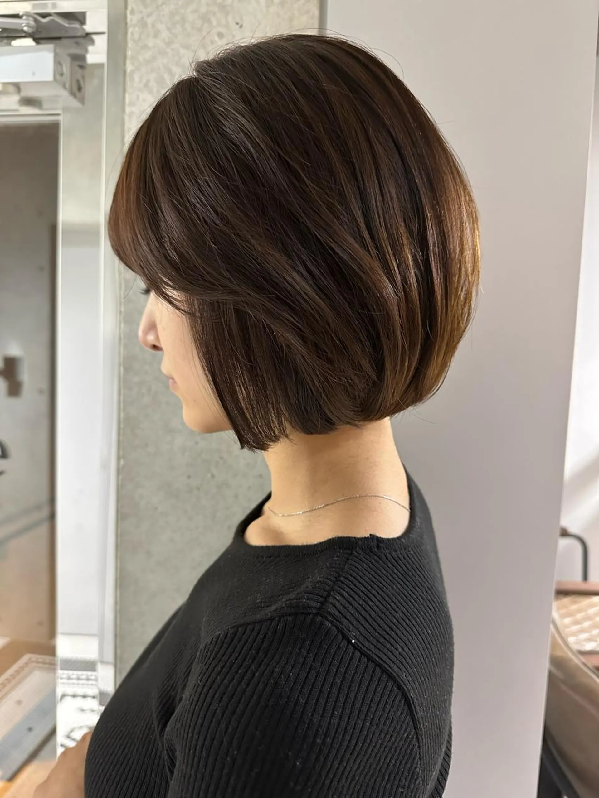 ミディアム カラー 小滝 楓のヘアスタイル