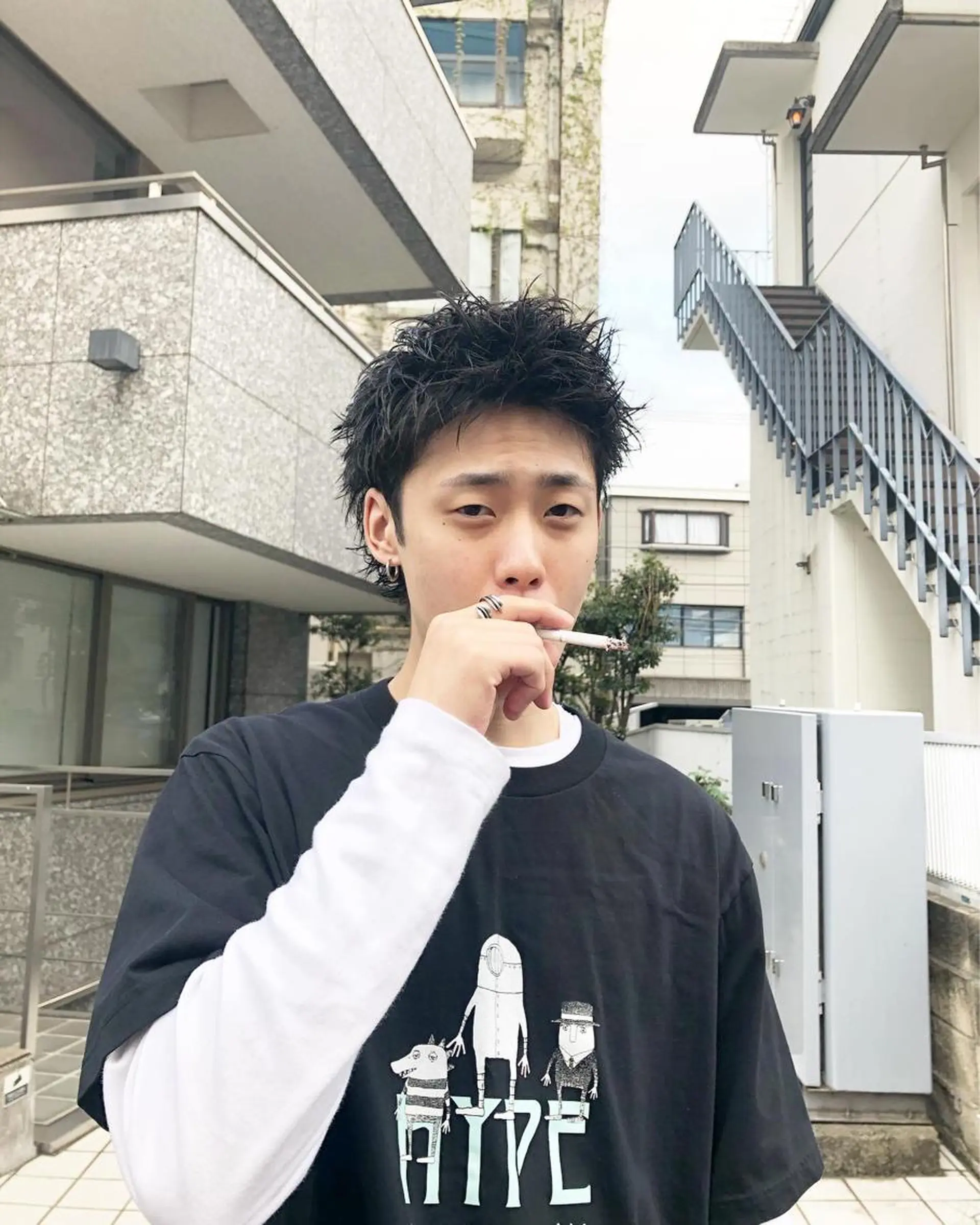 ヘアアレンジ メンズ カット トリートメント ヘアセット メンズ特化✂️栗原 侑也のヘアスタイル