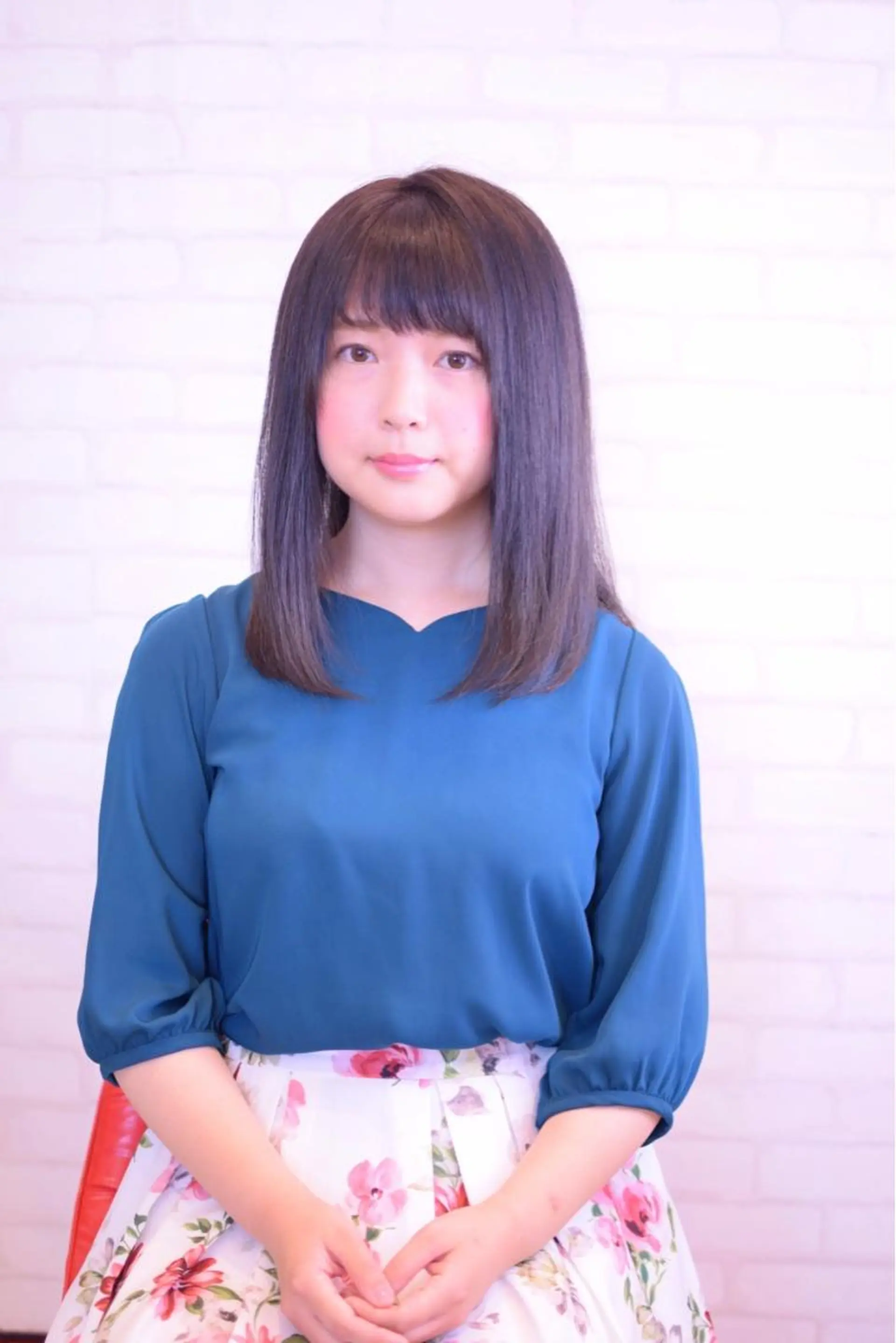 ロング パーマ カット 縮毛矯正 中川 拓弥のヘアスタイル