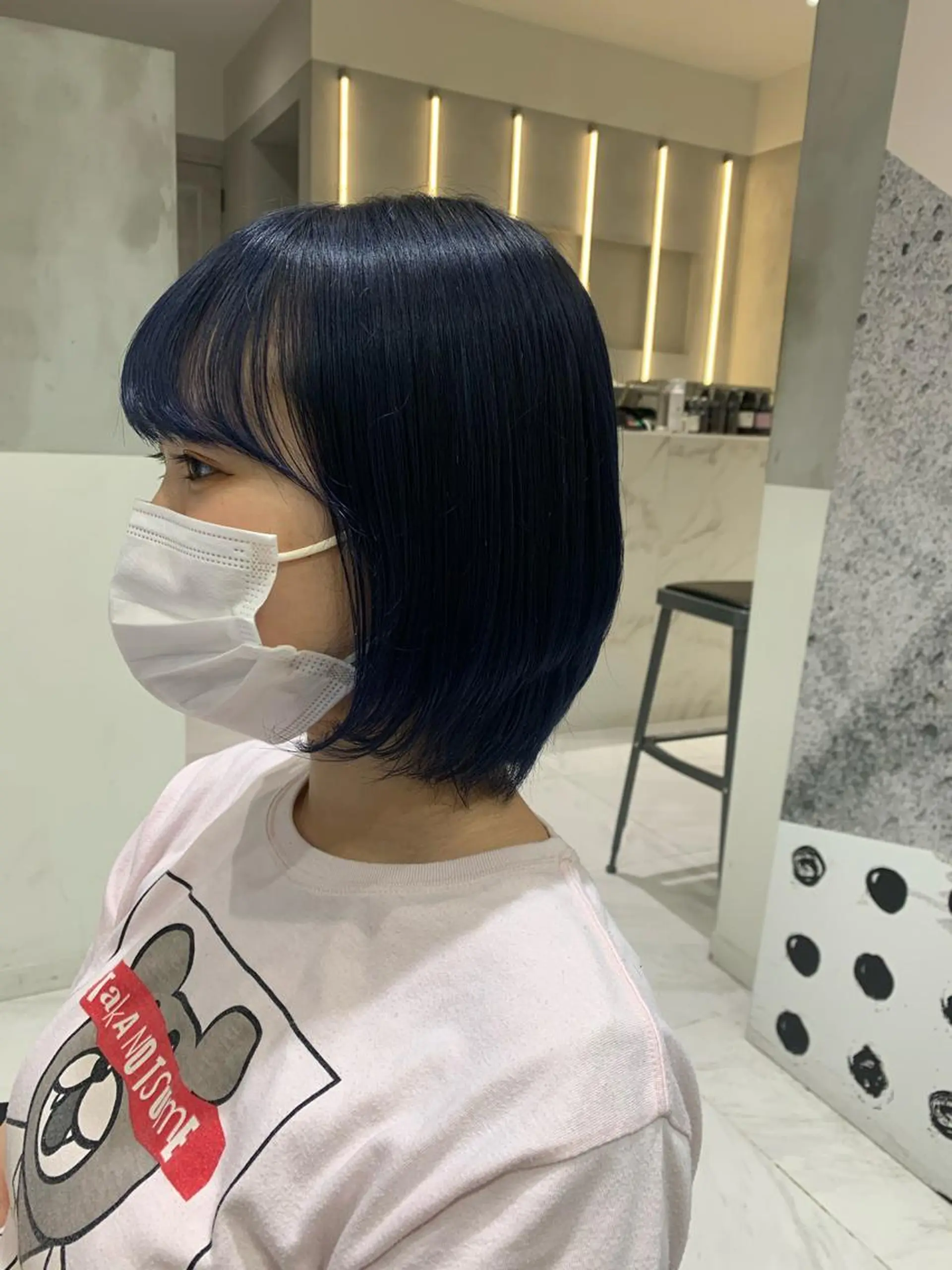 ショート オリーブ カラー✨有坂映哉のヘアスタイル