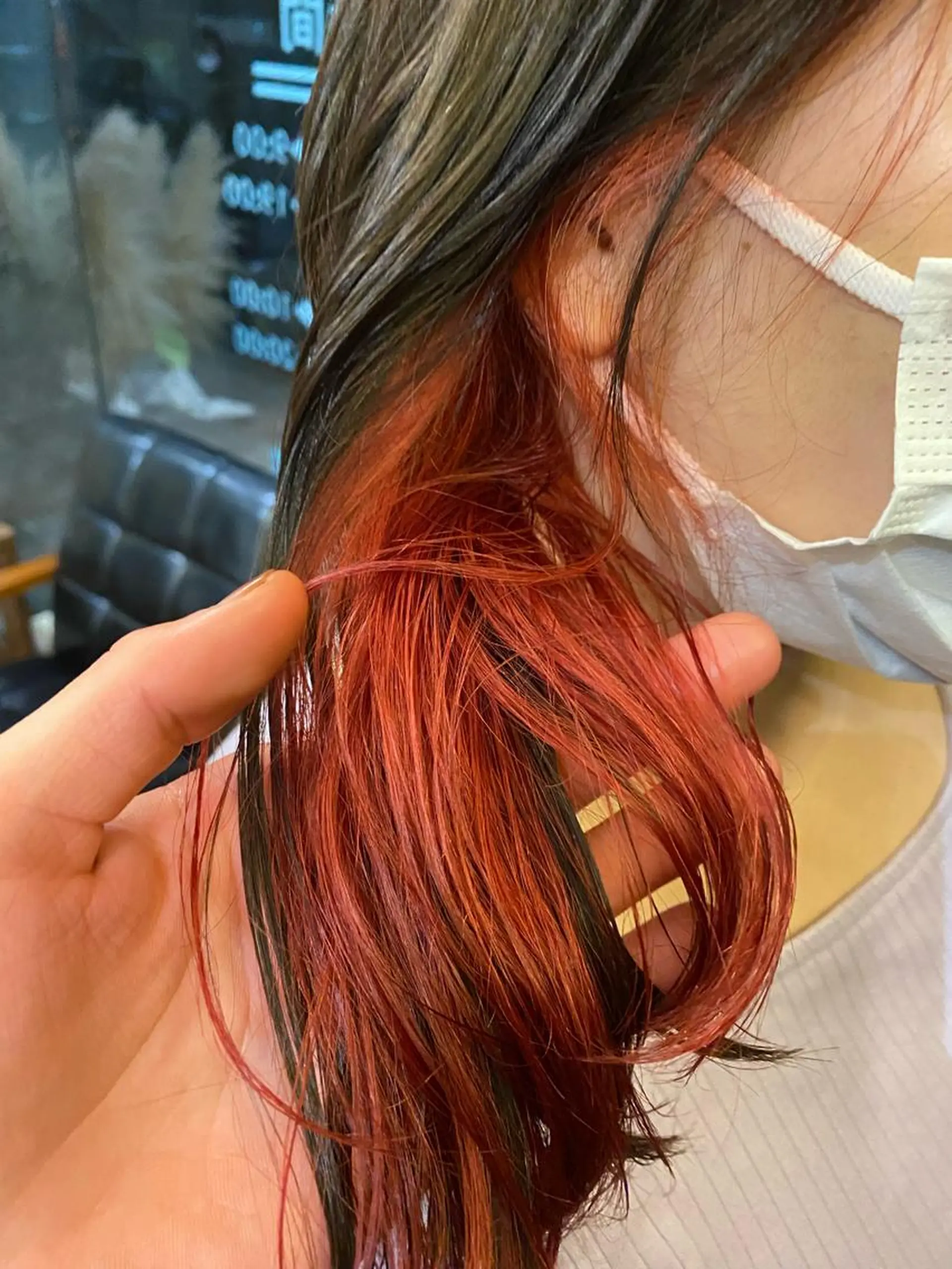 ミディアム ヘアカラー 西田辺/ タカスナオヤのヘアスタイル