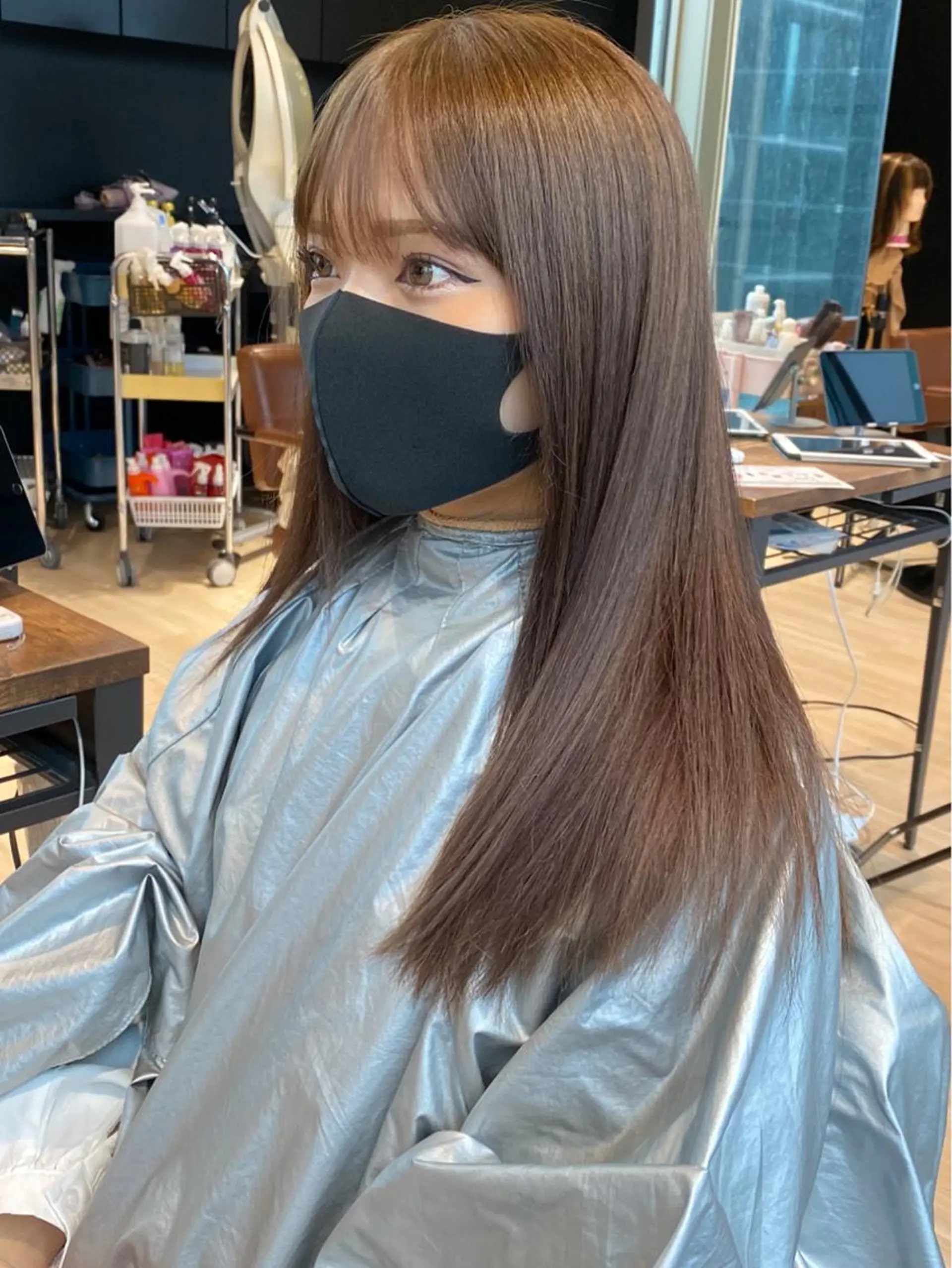 セミロング くびれヘア 顔周りカット 小顔カット トリートメント 【1日2名様限定】 AFLOAT白川雄副のヘアスタイル