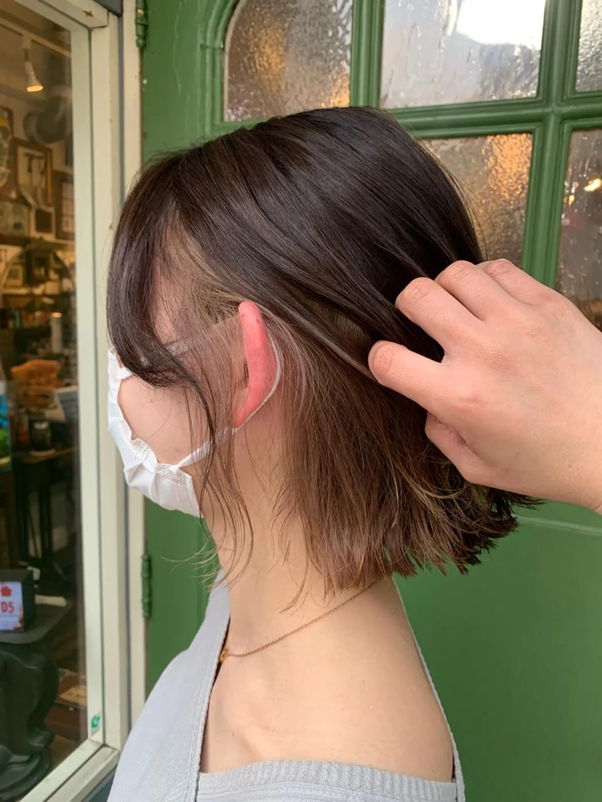 ショート カラー ヘアカラー 清水千優/パーマ/ メンズパーマのヘアスタイル