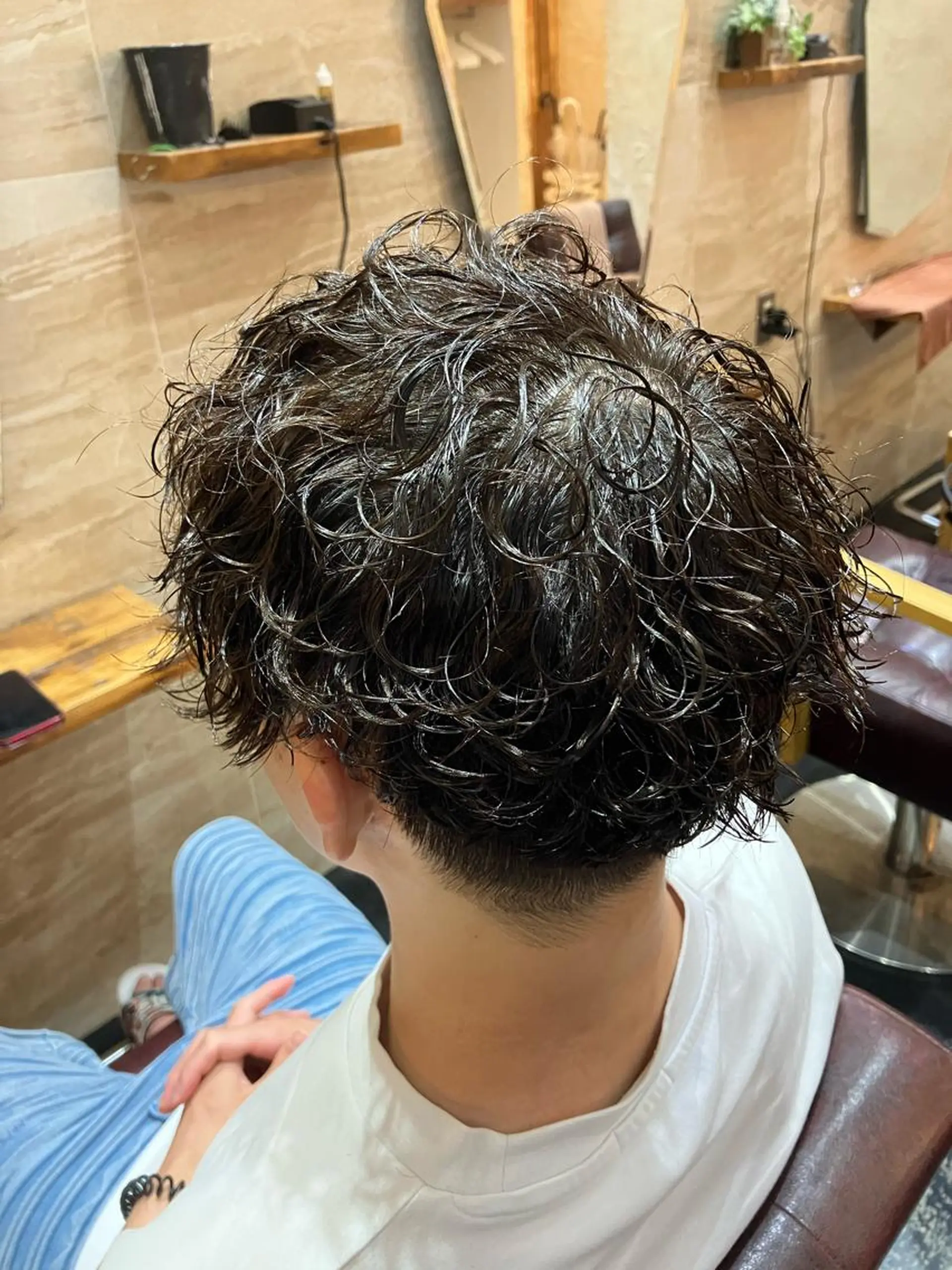 パーマ メンズ カット パーマ メンズ特化/パーマ/ フェードWATARUのヘアスタイル