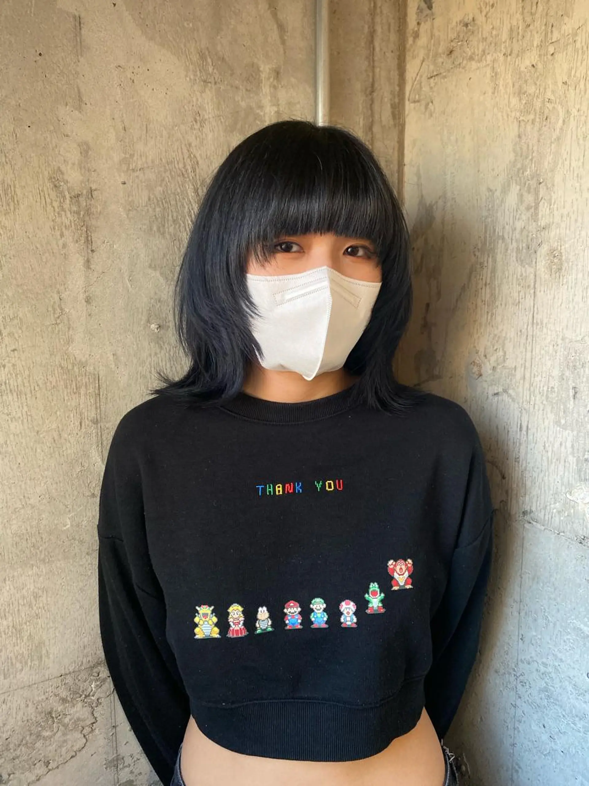 ミディアム レディースモデル カット/中川翔太のヘアスタイル