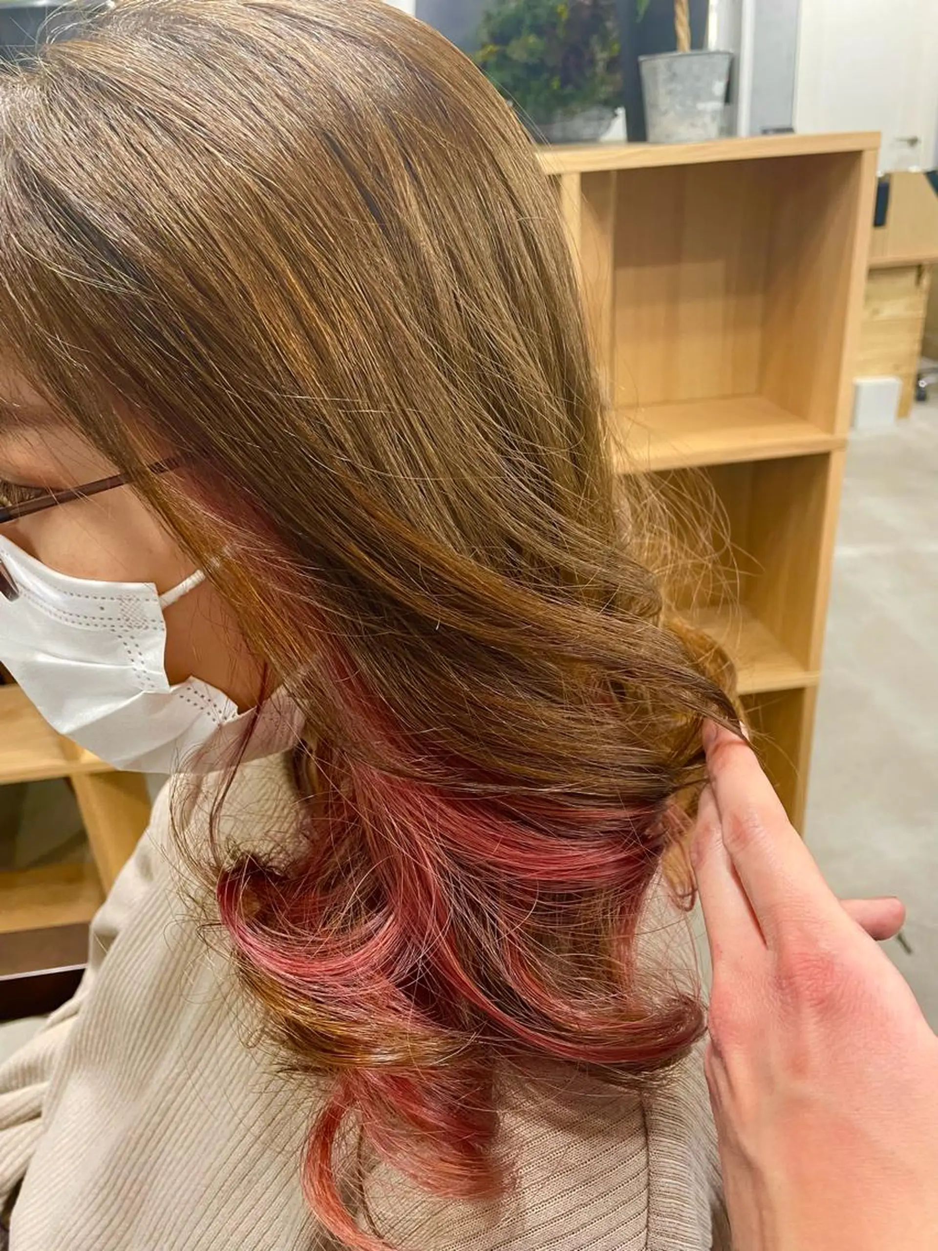 ミディアム カット ヘアカラー MICO hairのヘアスタイル