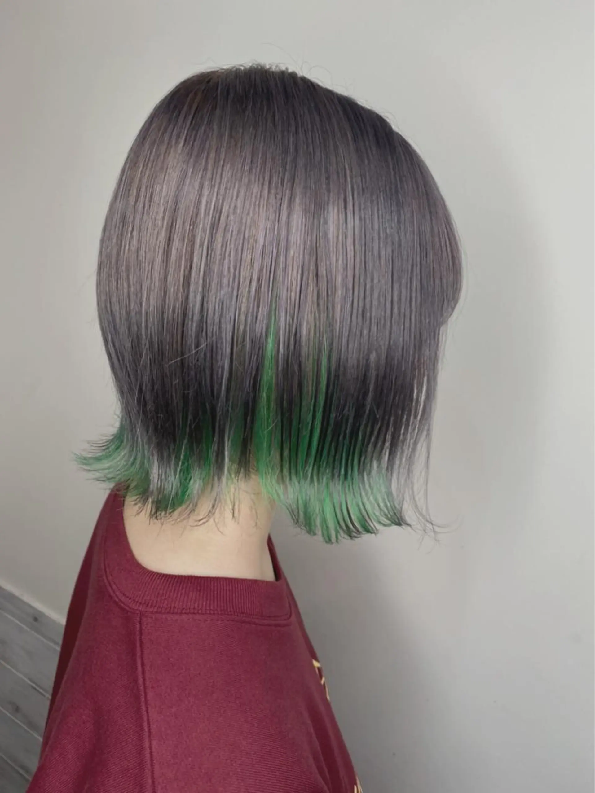 ショート カラー ダークグレー カラー特化サロン茶屋 町Furukuboのヘアスタイル