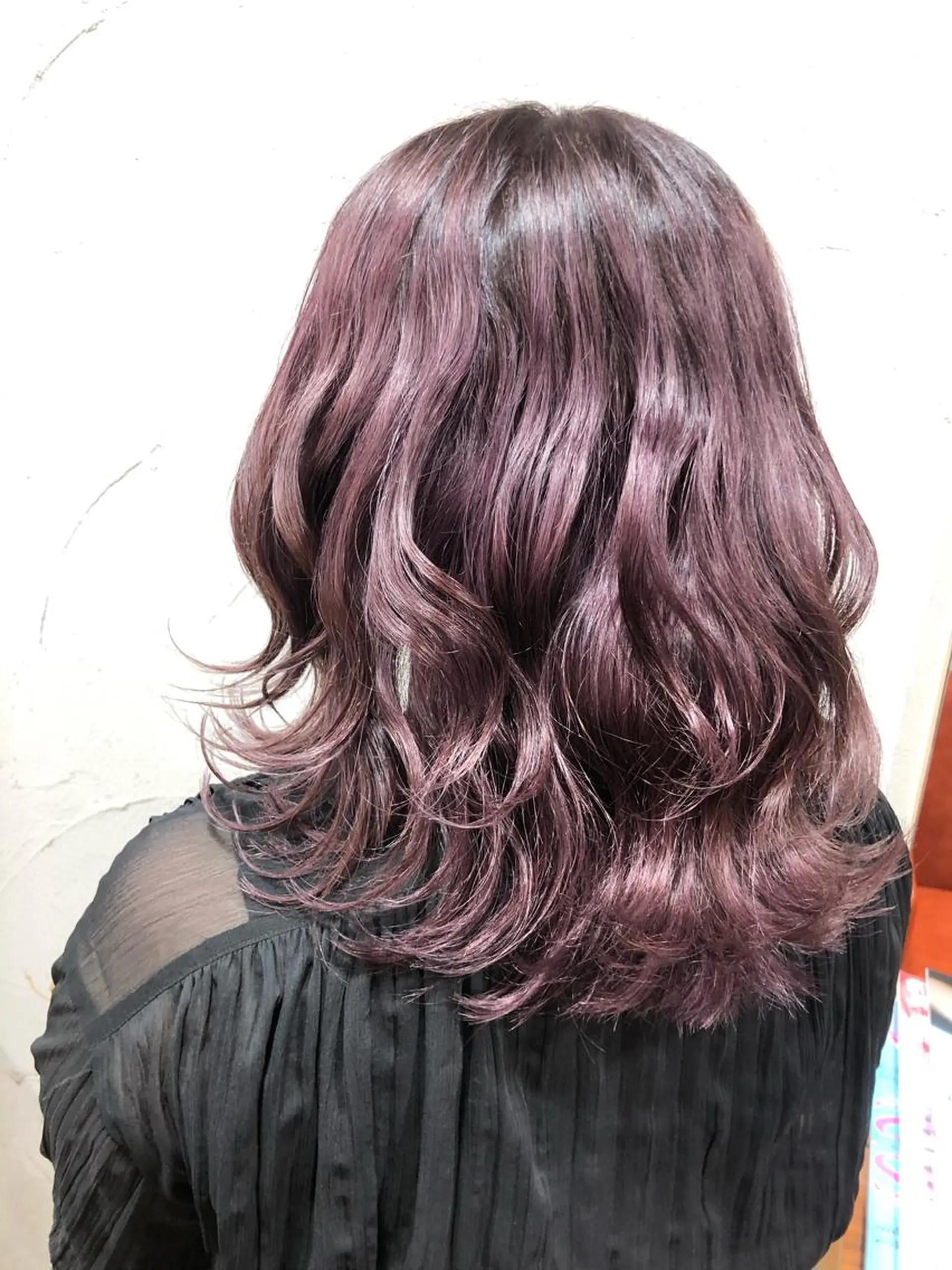 セミロング ヘアカラー 國次 夕貴のヘアスタイル
