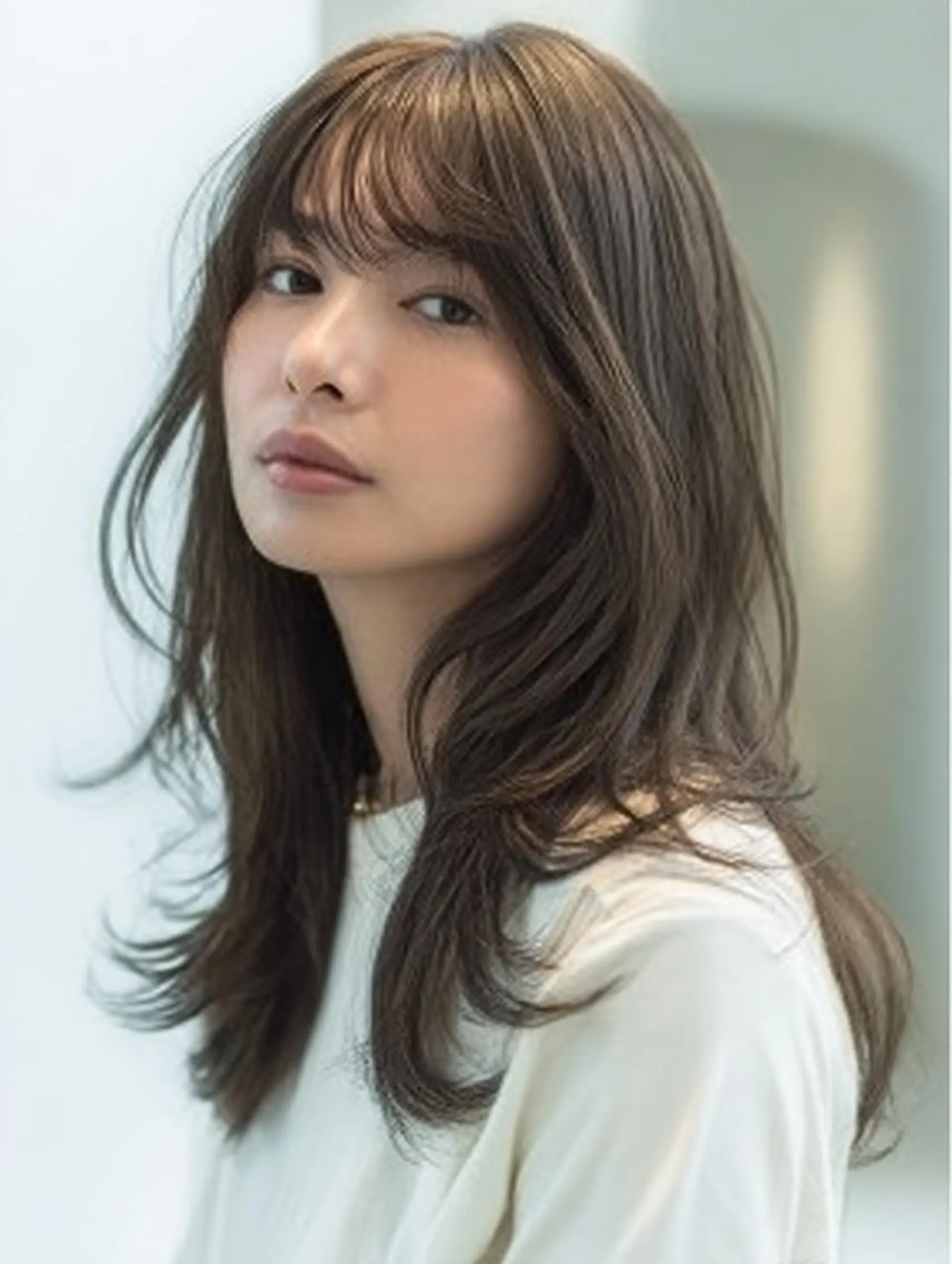 セミロング ハッシュカット 髪質改善 レイヤーカット 縮毛矯正 トリートメント 縮毛矯正 トリートメント 生艶髪&レイヤー🔔 渋谷お薦めNo.1✨のヘアスタイル