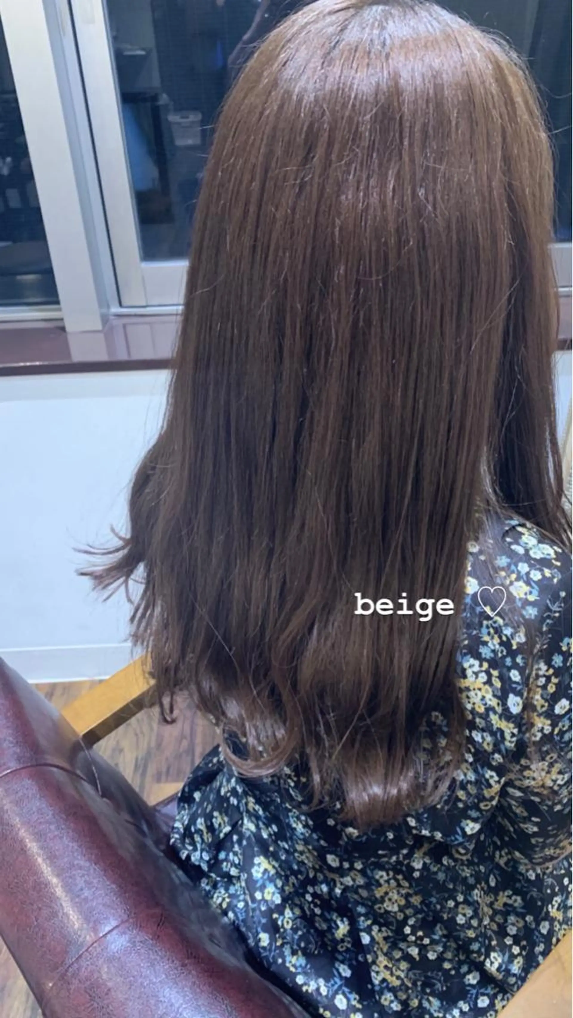 カラー ayaka 髪質改善レイヤーのヘアスタイル