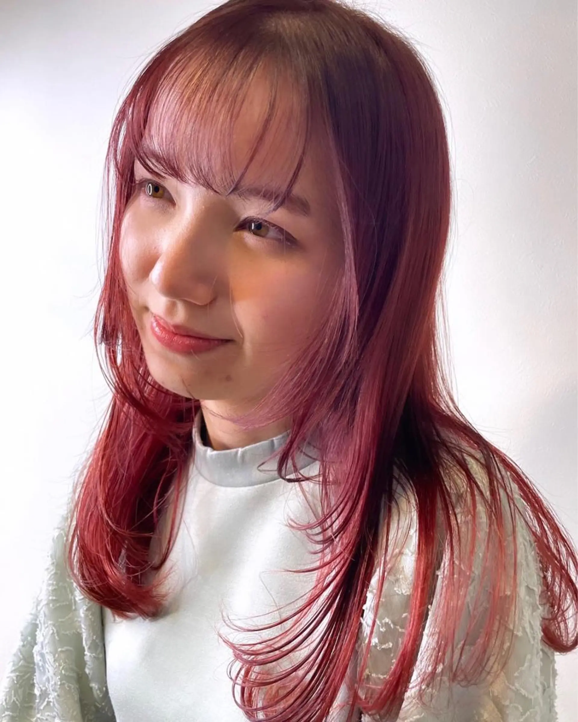 セミロング カラー HIBIKI/原宿 ハッシュカット🪄のヘアスタイル