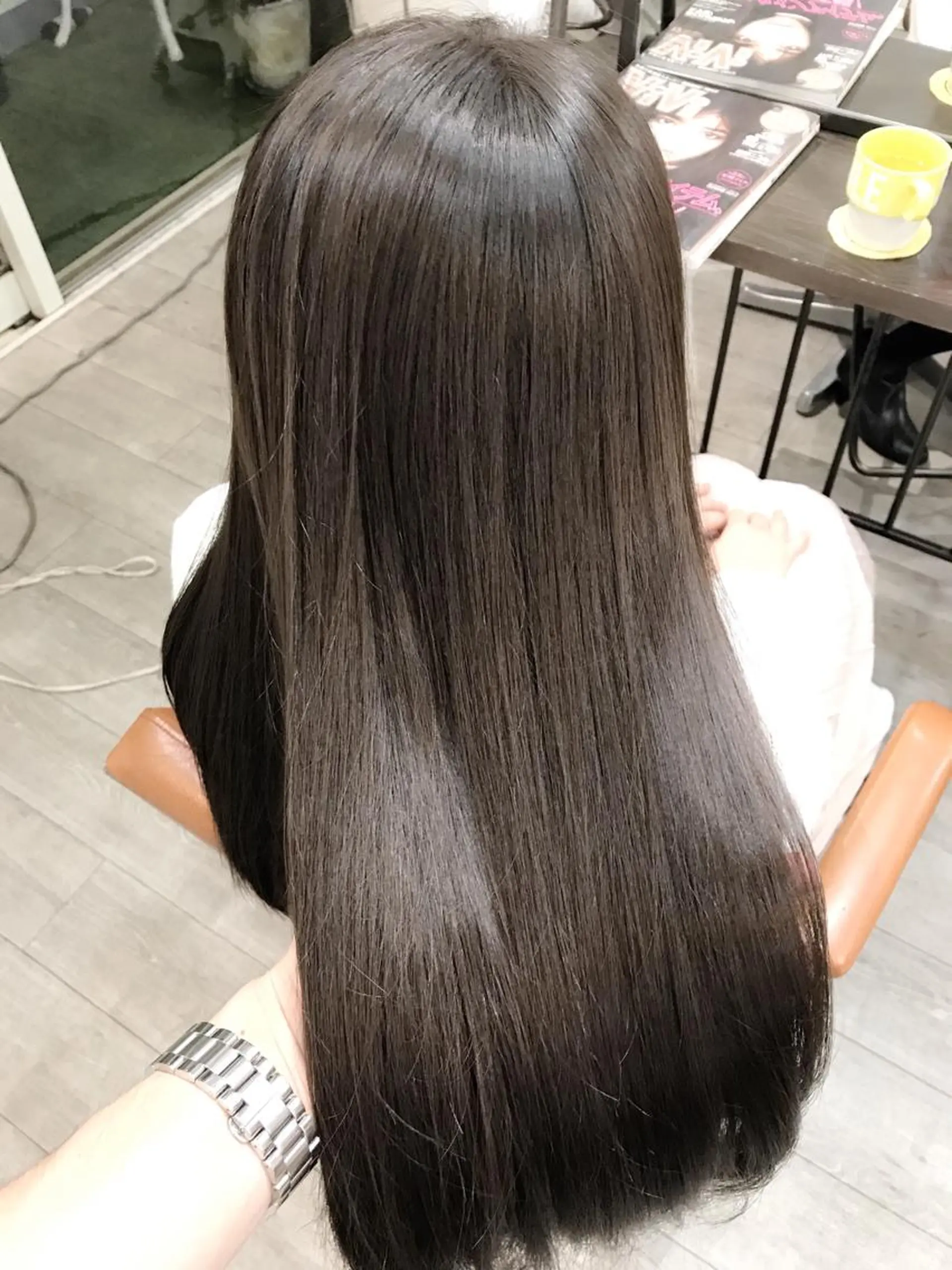 セミロング カラー ヘアカラー トリートメント ヘッドスパ グレージュ/髪質改善 Yamato.hのヘアスタイル