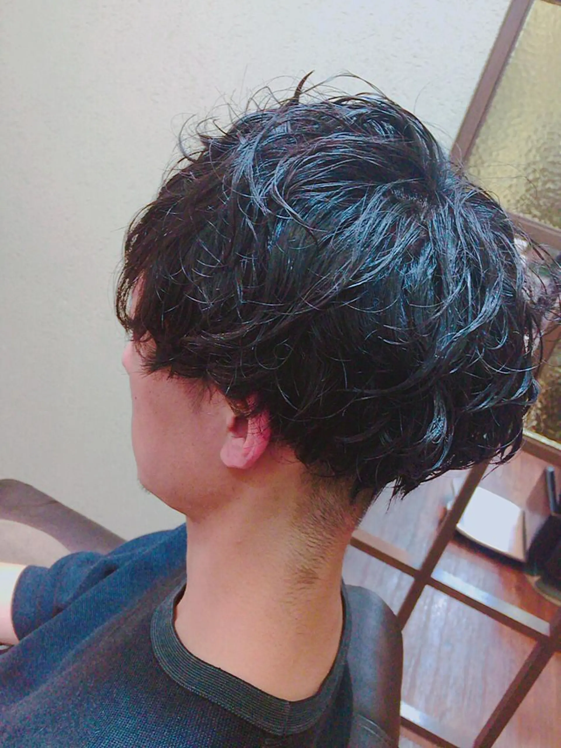 ショート パーマ メンズ カット&リラクゼーションサロンA/Z所属・メンズカット kimotoのヘアスタイル