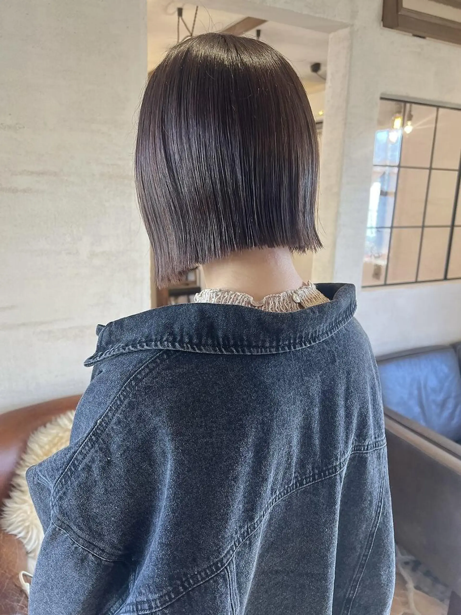 ミディアム カット ヘアカラー トリートメント 田島 千愛のヘアスタイル