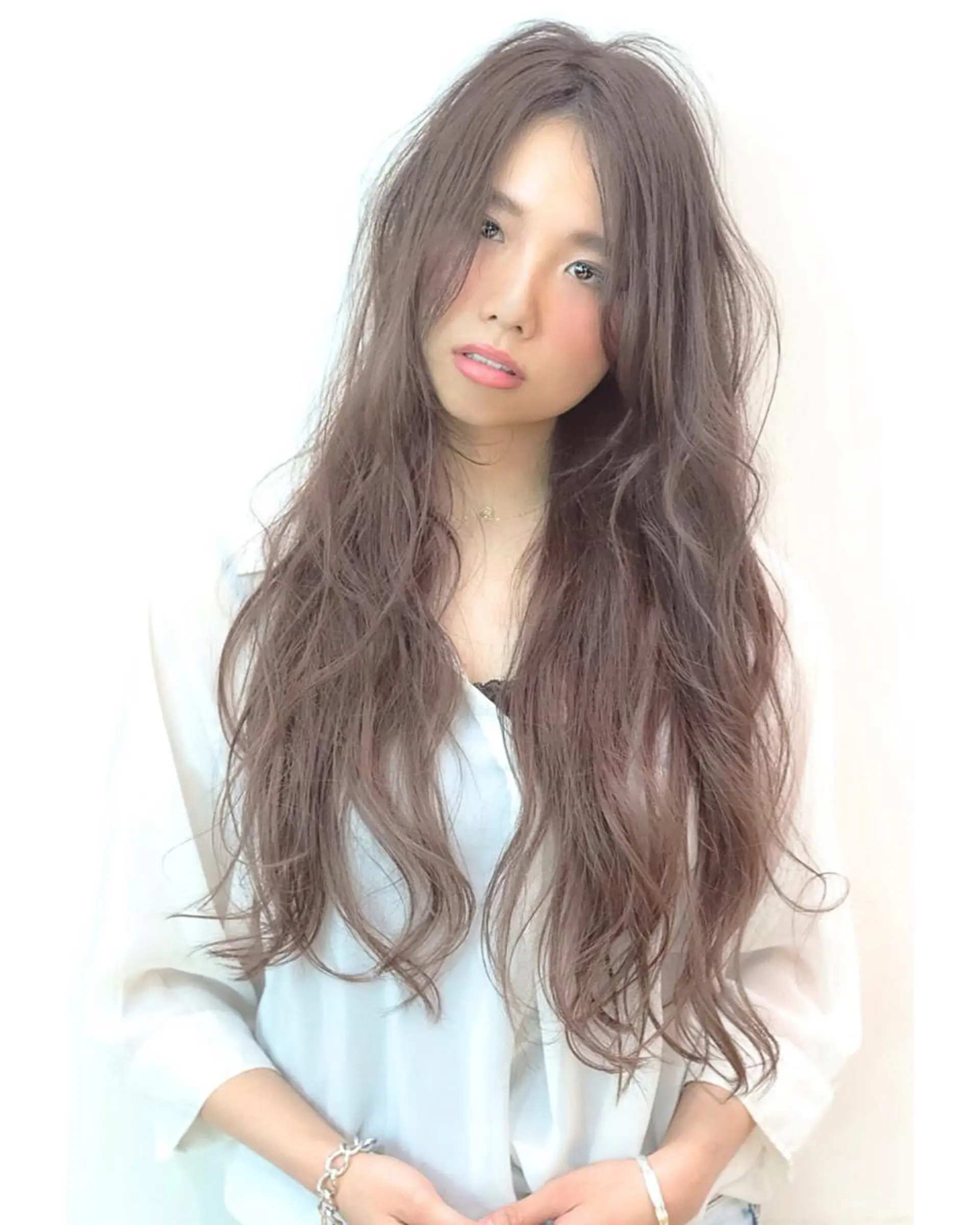 ロング カラー パーマ 🤲ヘッドスパ🤲 たにぐちあつし🤲のヘアスタイル