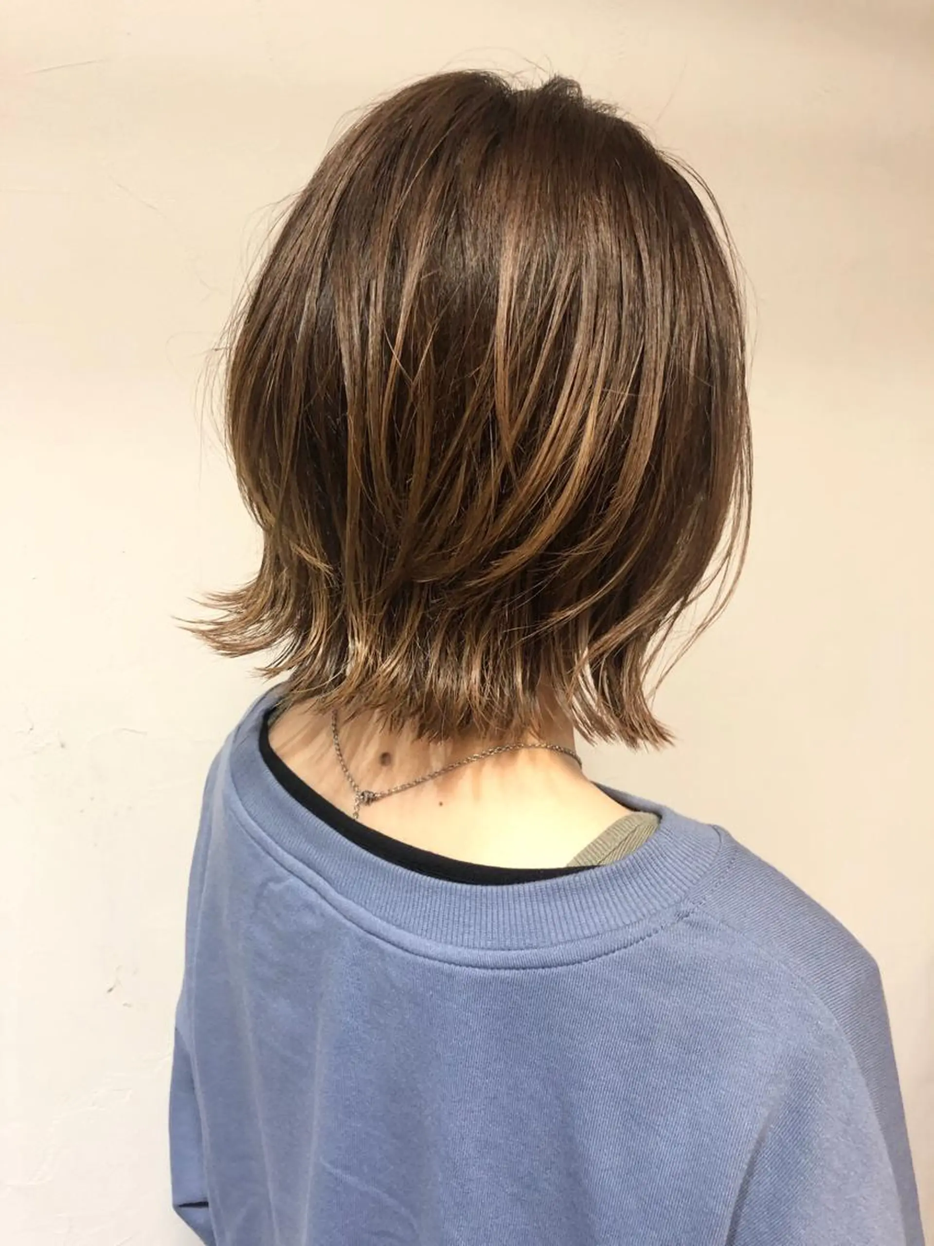 ショート カラー ボブ ウルフカット ウルフボブ カット ヘアカラー 千葉 郁也のヘアスタイル