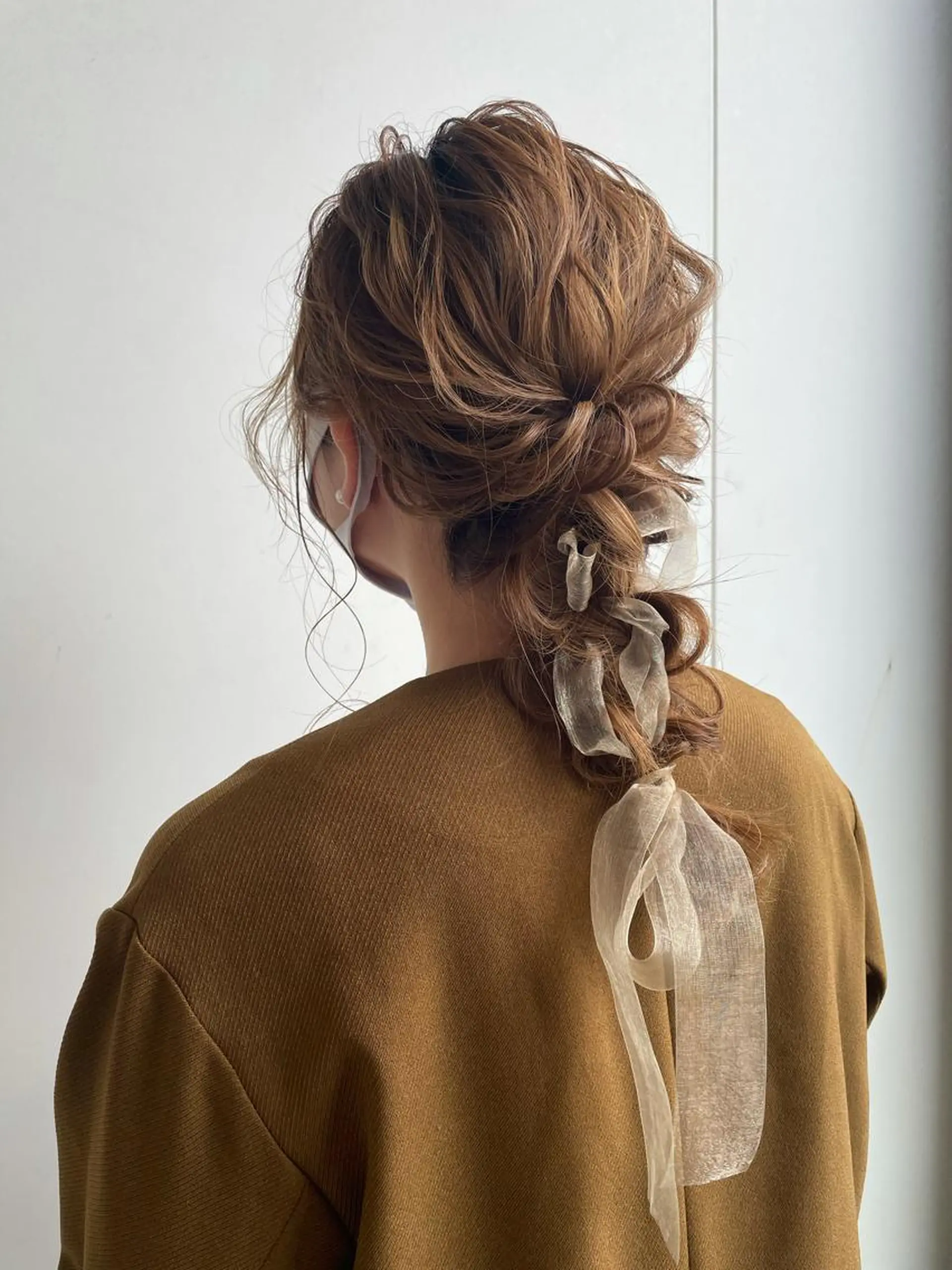 ミディアム ヘアメイク new meのヘアスタイル